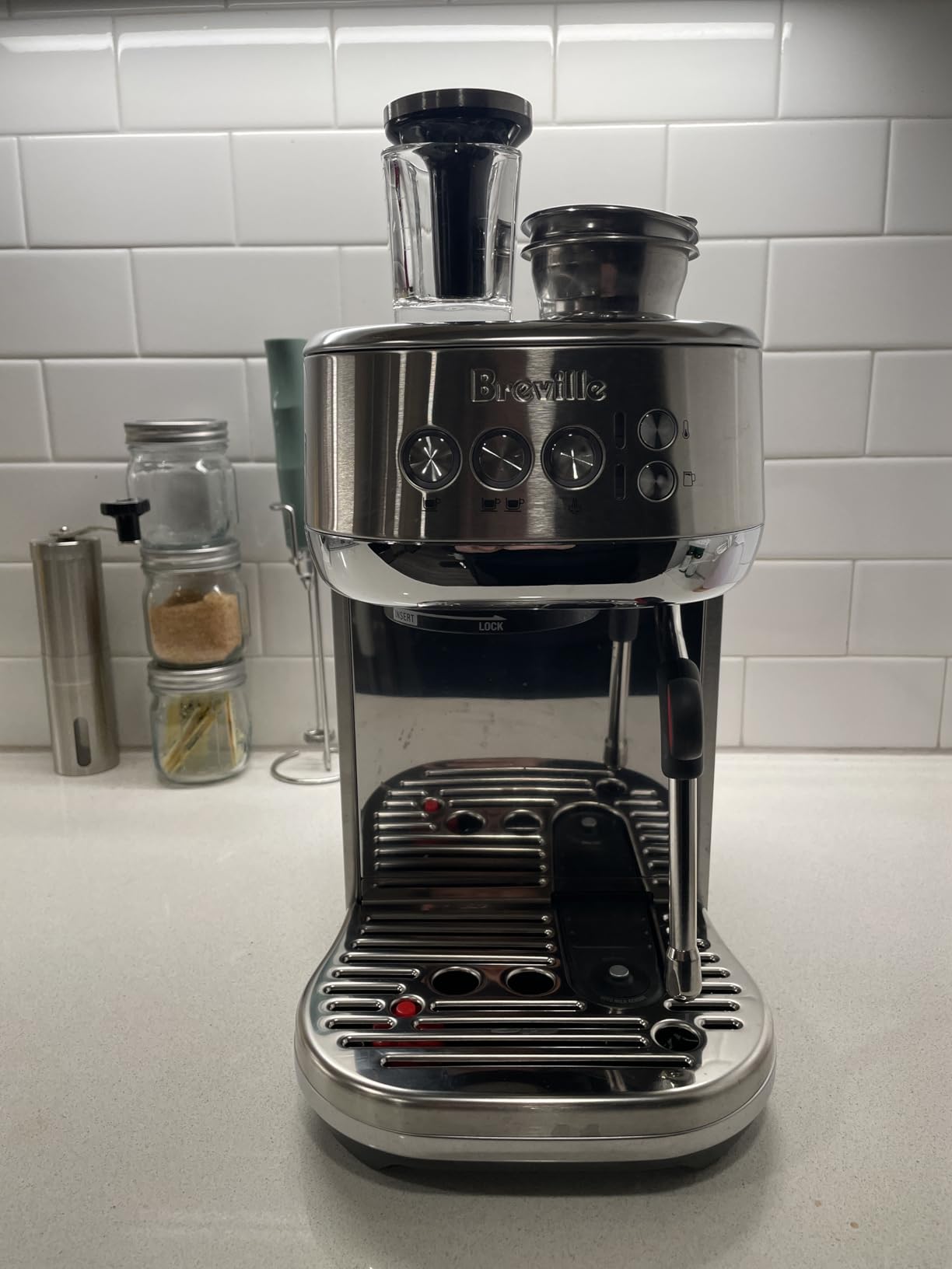Breville BES500BSS Bambino Plus Espresso Machine, Brushed Stainless Steel customer photo 2