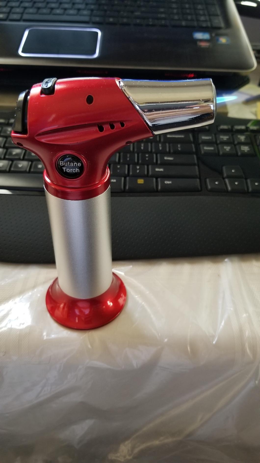 Kollea Culinary Torch, Refillable Butane Kitchen Torch with Lock, Red | Adjustable Flame, Ideal Torch for Creme Brulee, Baking, Cooking, and Food Prep with Easy Ignition customer photo 1