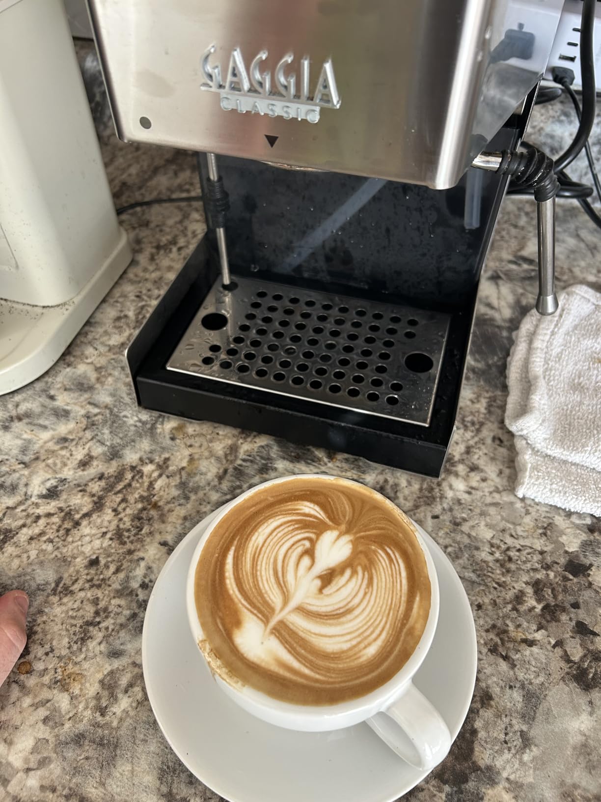 Gaggia RI9380/46 E24 Espresso Machine, Brushed Stainless Steel customer photo 2