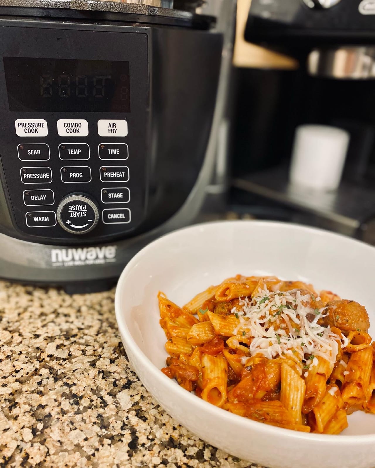 Nuwave Duet Pressure Cook and Air Fryer Combo Cook; Stainless Steel Pot & Rack; Non-Stick Air Fryer Basket; Steam, Sear, Saute, Slow Cook, Roast, Grill, Bake, Dehydrate, Pressure Cook & Air Fry customer photo 1