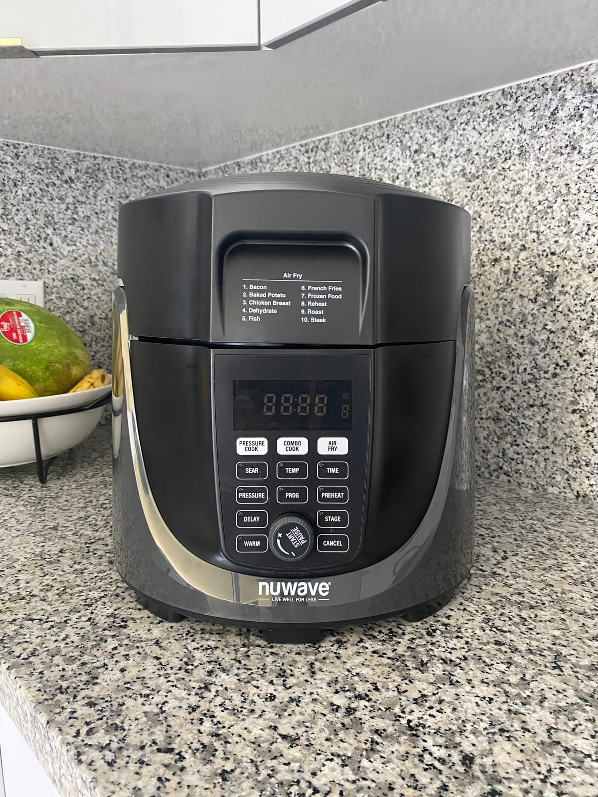 Nuwave Duet Pressure Cook and Air Fryer Combo Cook; Stainless Steel Pot & Rack; Non-Stick Air Fryer Basket; Steam, Sear, Saute, Slow Cook, Roast, Grill, Bake, Dehydrate, Pressure Cook & Air Fry customer photo 2