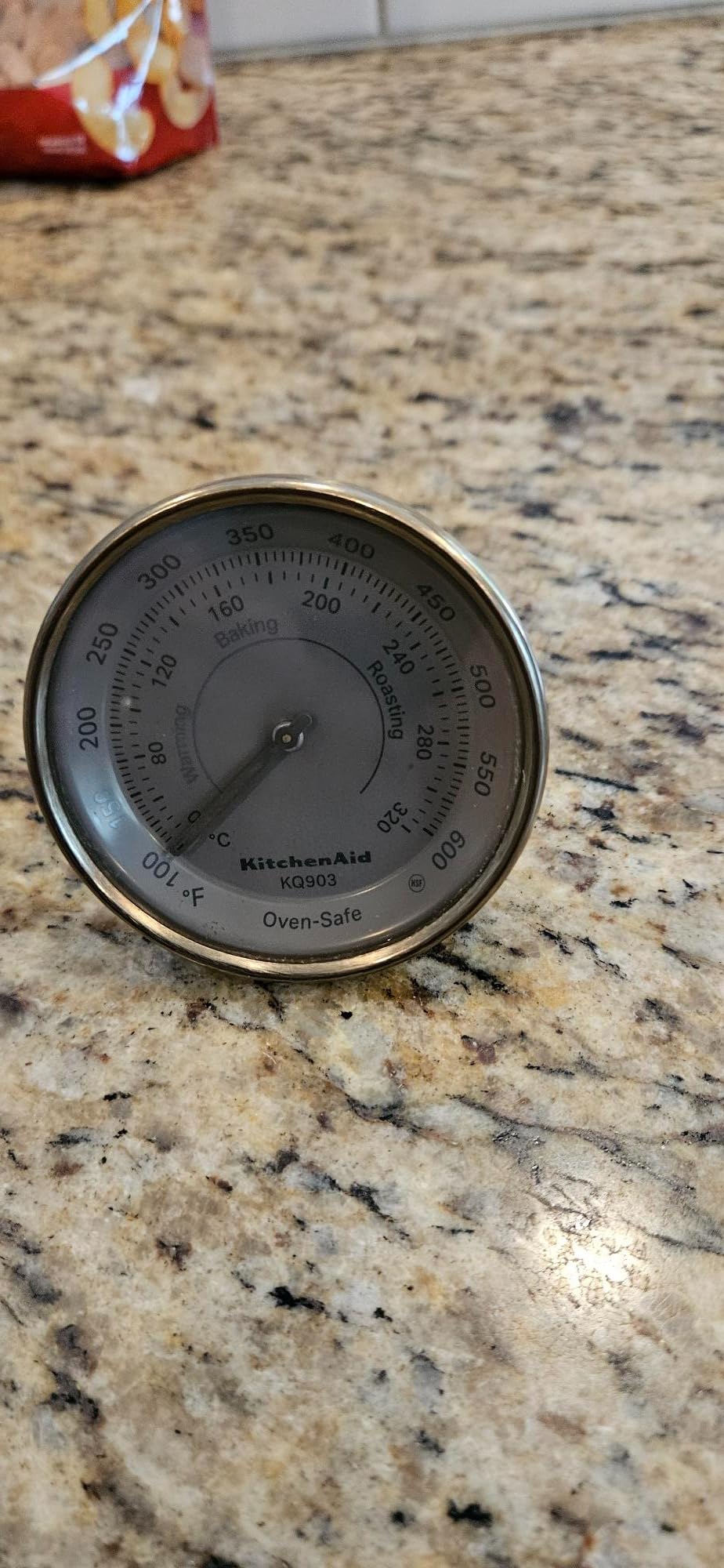 KitchenAid 3-in Dial Oven Thermometer, Temperature Range: 100°F to 600°F customer photo 2