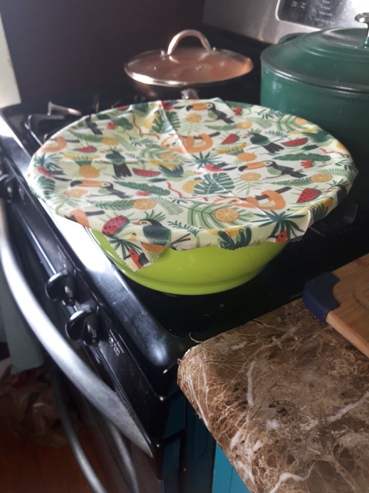 Trifecta Living Co. Versatile Beeswax Wraps, Set of 7 - Fresh Food Keeper, Durable & Easily Cleaned, Sustainable Step Towards a Zero-Waste Kitchen, Unique Designs (Pineapple, Cactus, Star) customer photo 2