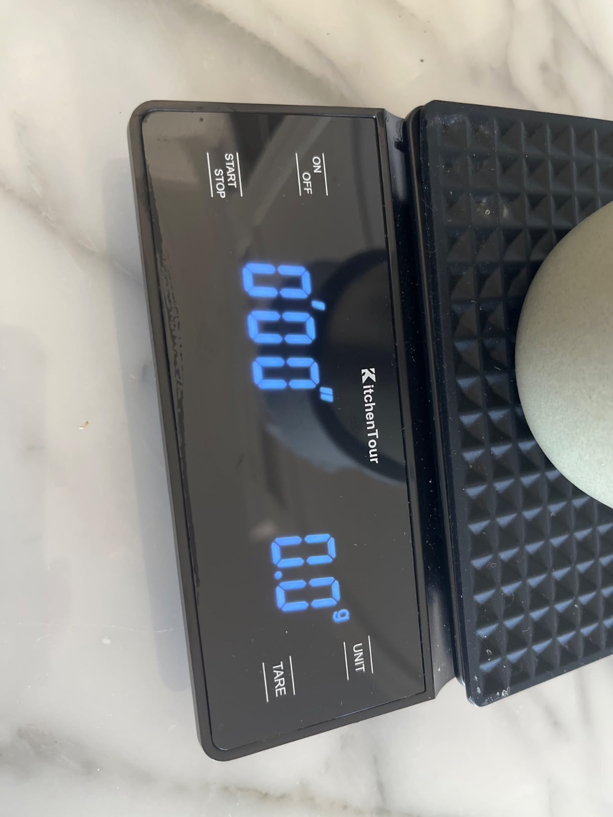 KitchenTour Coffee Scale with Timer 3kg/0.1g High Precision Pour Over Drip Espresso Scale with Back-Lit LCD Display (Batteries Included) customer photo 1
