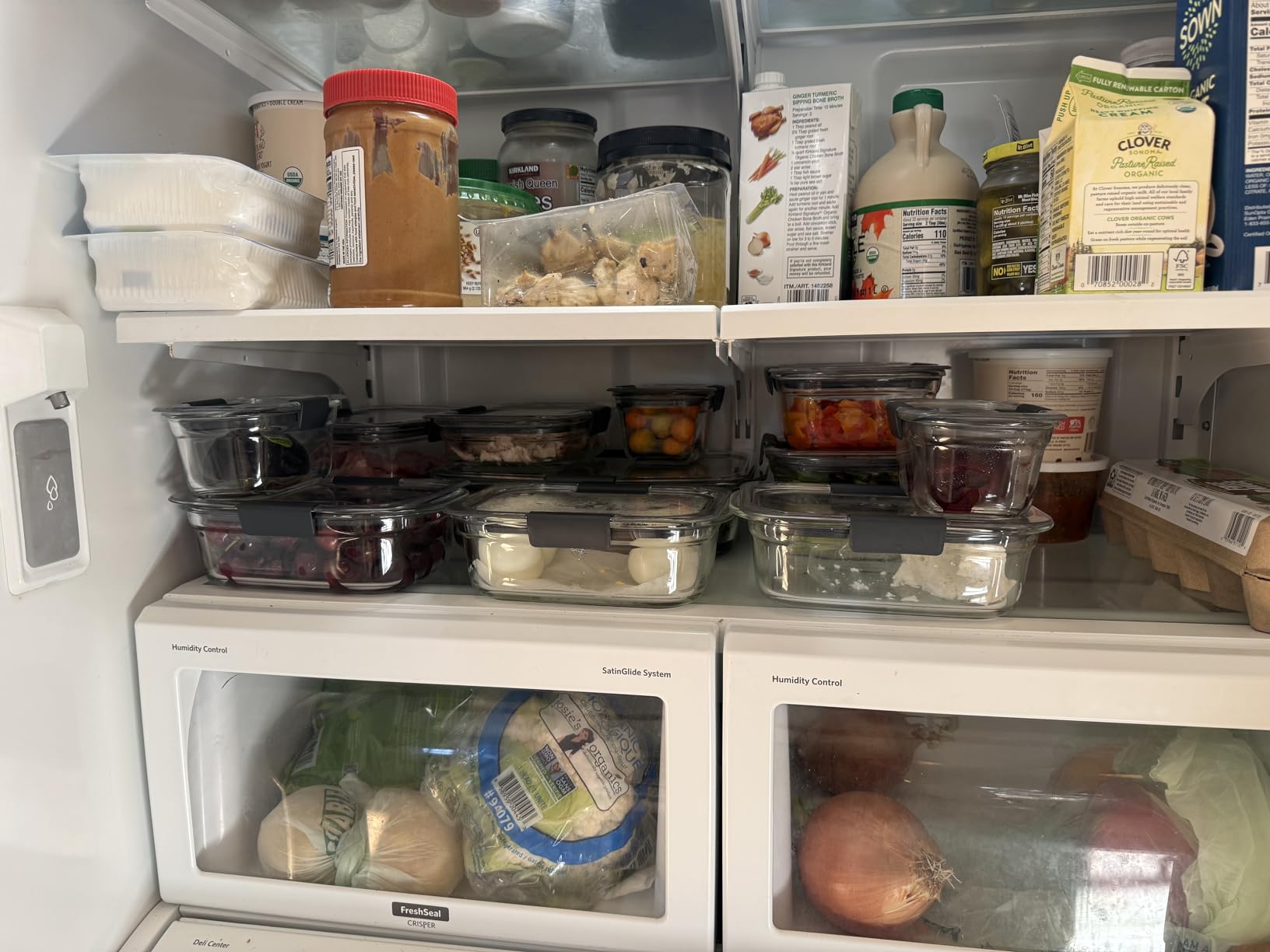Rubbermaid Brilliance Glass Food Storage Containers, 3.2 Cup, Set of 4, BPA-Free, Leak-Proof, Clear customer photo 2