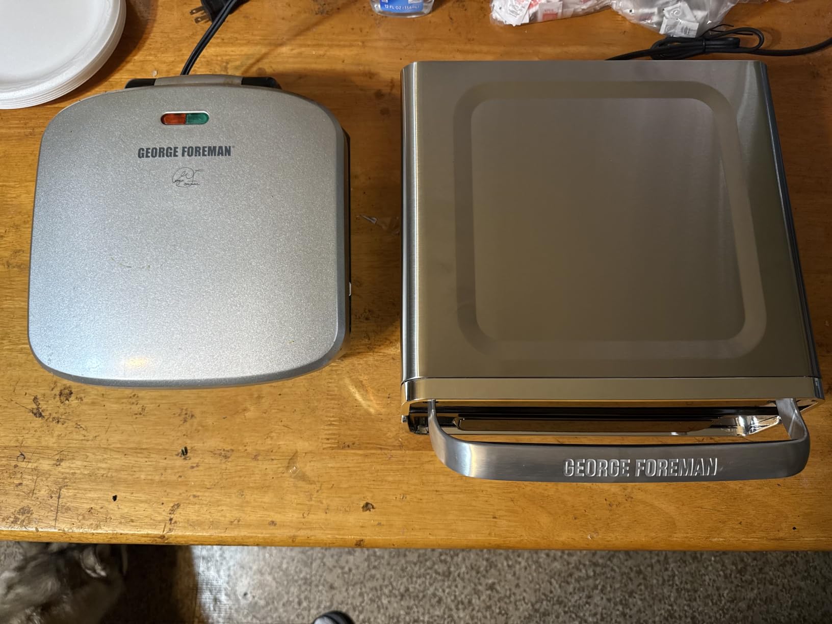 George Foreman Smokeless - Digital Smart Select, Family Size (4-6 Servings), Stainless Steel, GRD6090B customer photo 1