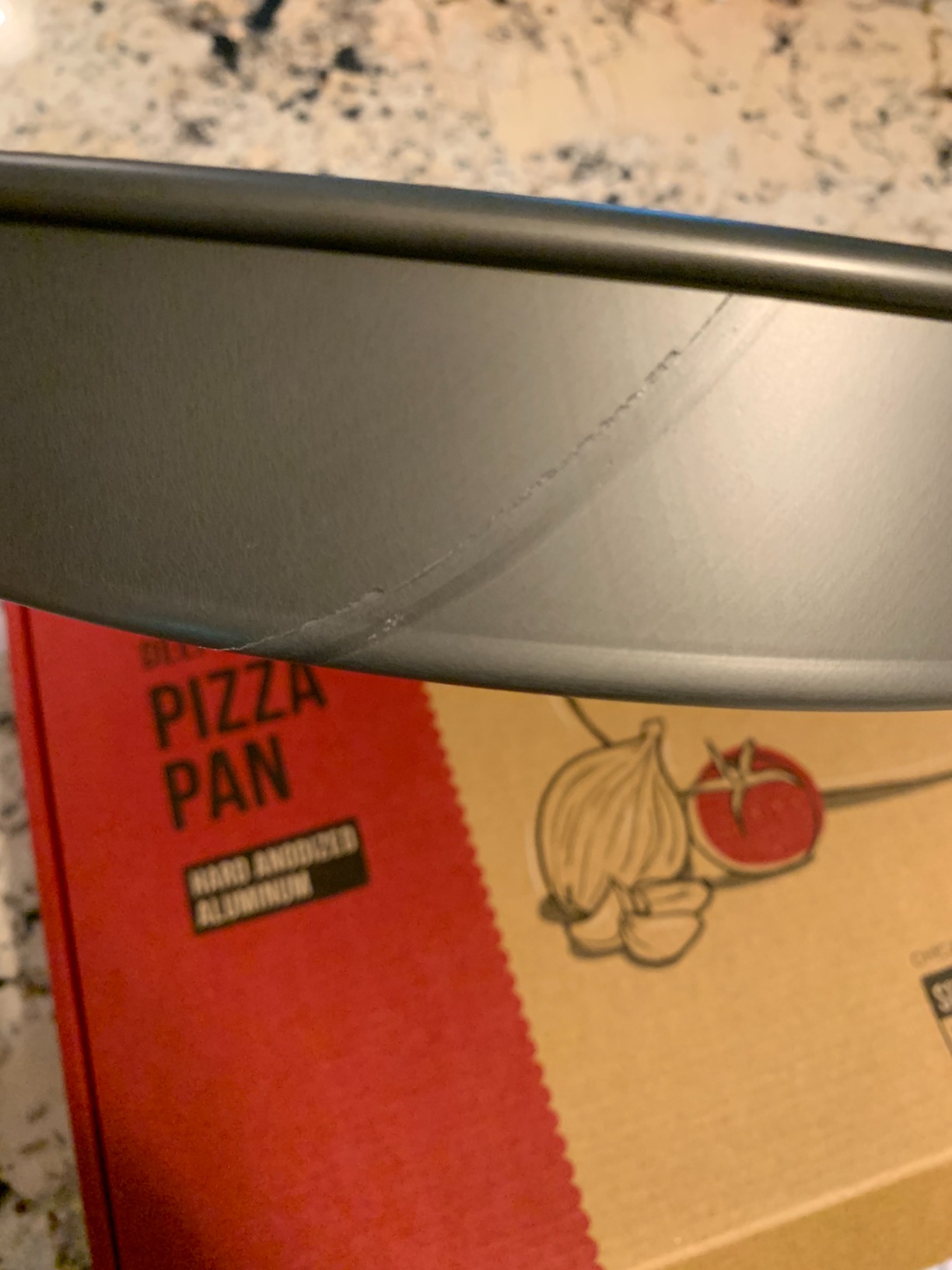 Chef Pomodoro Chicago Deep Dish Pizza Pan, 12 Inch Hard Anodized Aluminum | Pre-Seasoned Nonstick Pizza Pan for Oven customer photo 1