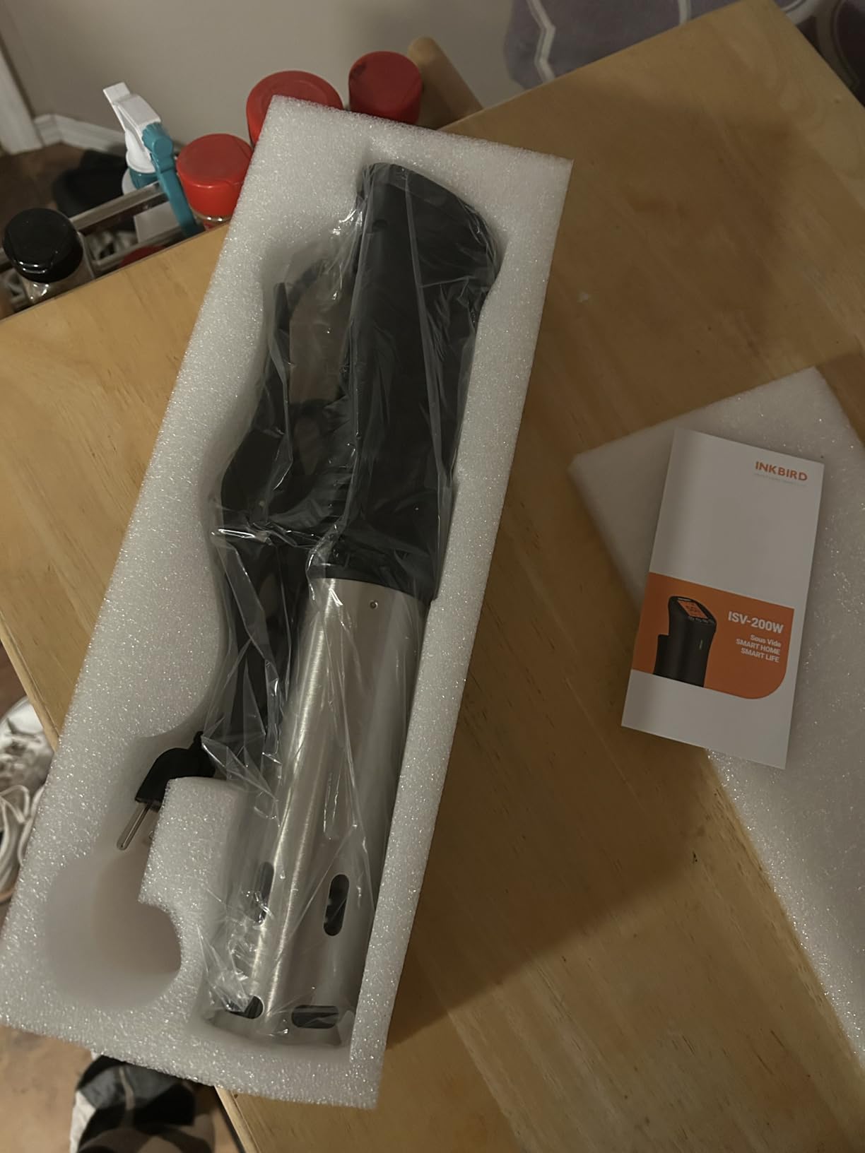 INKBIRD 2.4G Wifi Sous Vide Cooker ISV-200W 1000W Sous Vide w/APP Recipes | Remote Control Immersion Circulator with Free APP, Timer Alarm Mobile Notification 3D Water Fast Heating, Ultra-Quiet customer photo 1