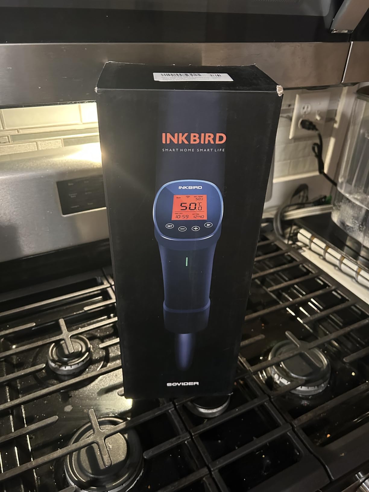 INKBIRD 2.4G Wifi Sous Vide Cooker ISV-200W 1000W Sous Vide w/APP Recipes | Remote Control Immersion Circulator with Free APP, Timer Alarm Mobile Notification 3D Water Fast Heating, Ultra-Quiet customer photo 2