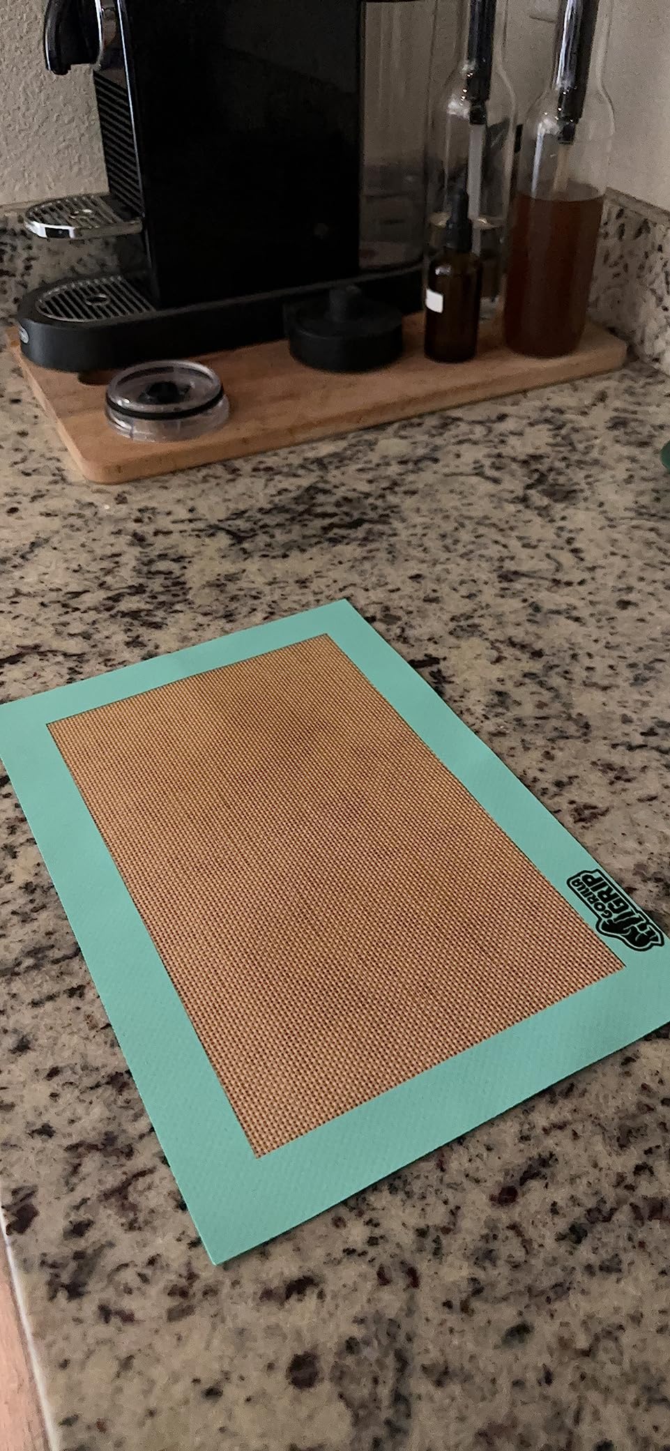 GORILLA GRIP BPA-Free Reusable Nonstick Silicone Baking Mat, 16.5x11.87, Half Sheet 2PK, Oven Safe Cookie Sheet Liners, Up to 500 Degrees, No Mess Easy Clean Pastry Mats, Kitchen Essentials, Mint customer photo 2