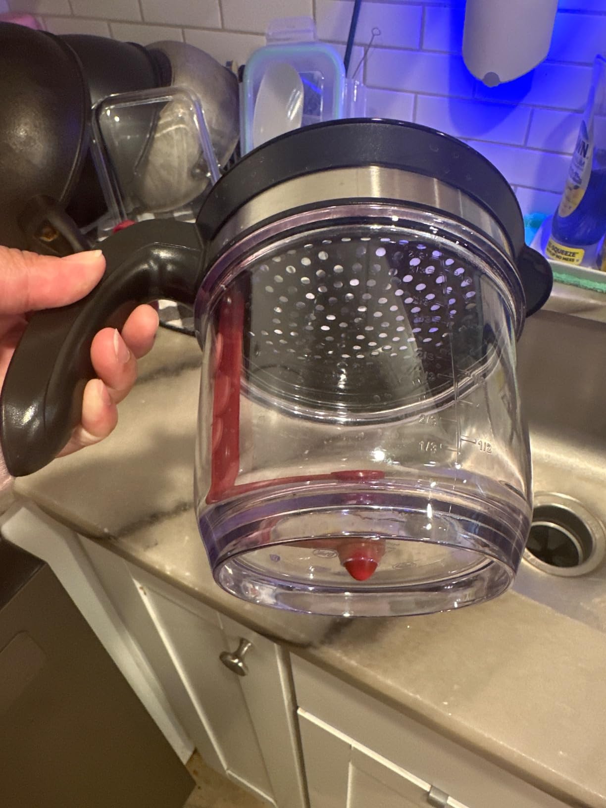 Cook Army Fat Separator with Bottom Release - 4 Cup Gravy Separator for Cooking with Oil Strainer customer photo 2