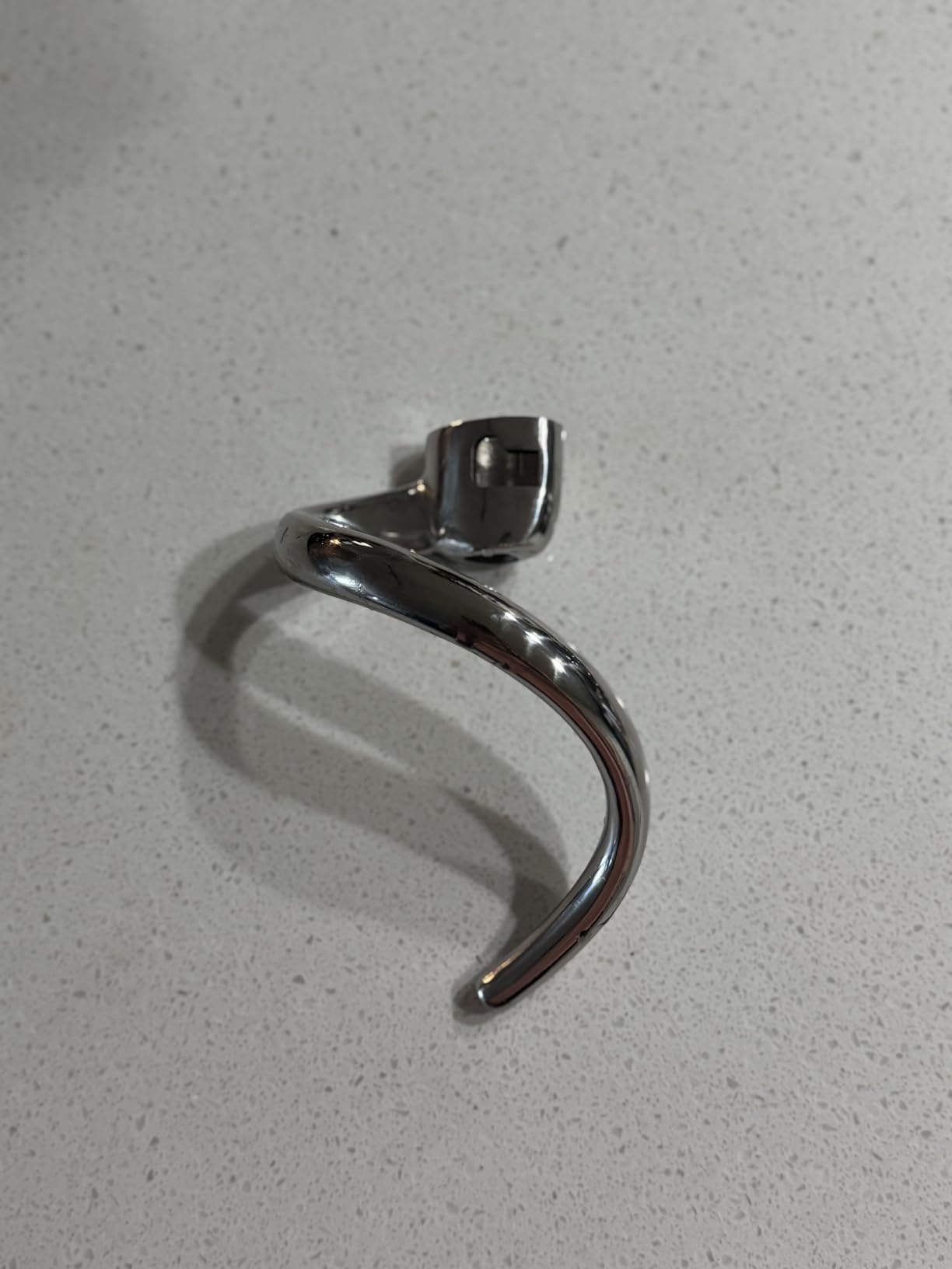 Stainless Steel Spiral Dough Hook Fits KitchenAid 4.5 5QT Tilt Head | Fits K45SS KSM150 KN15 KSM90, for efficient bread pizza pasta kneading customer photo 1