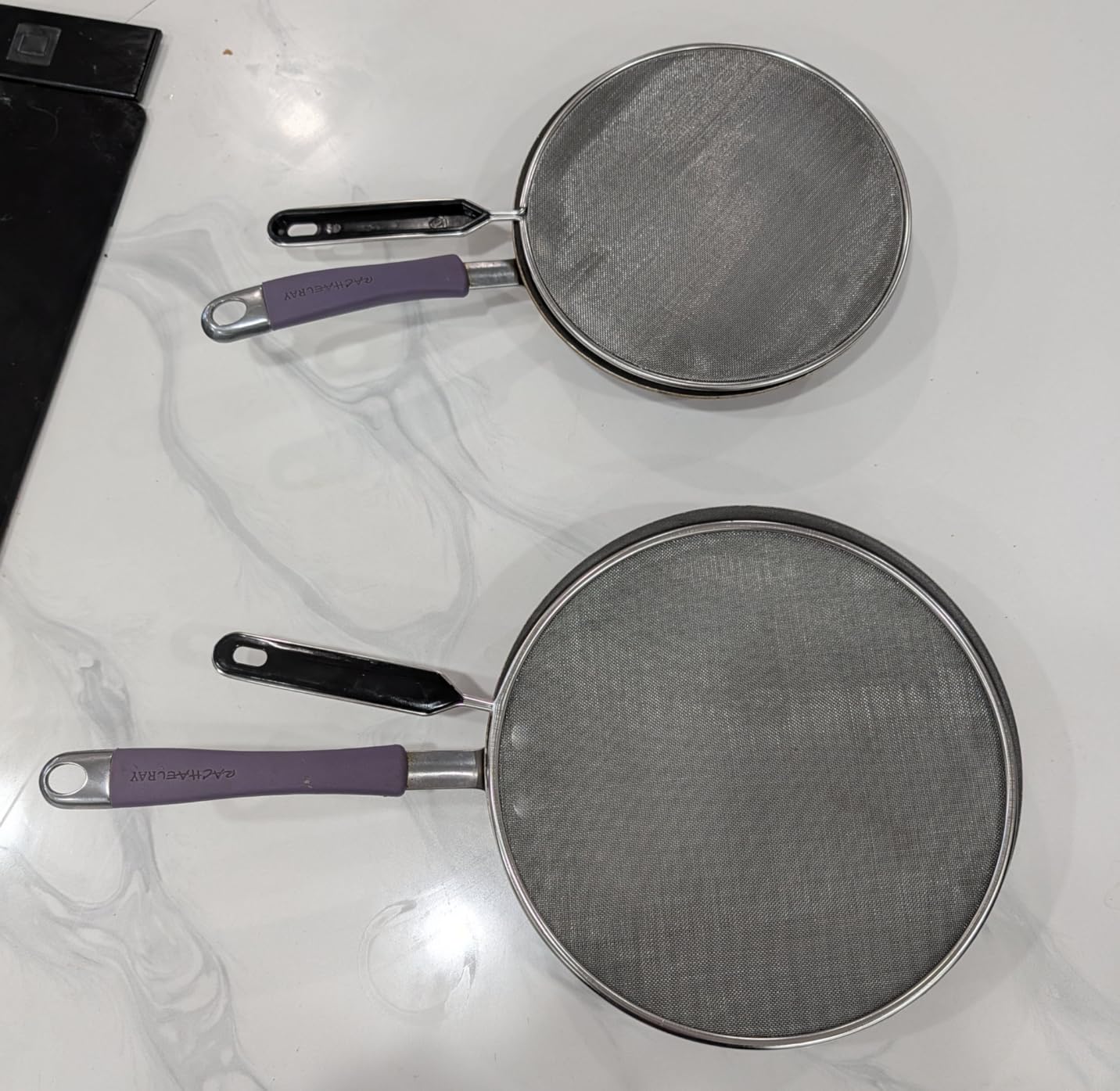 U.S. Kitchen Supply 4-Piece Stainless Steel Splatter Guard Set (13
