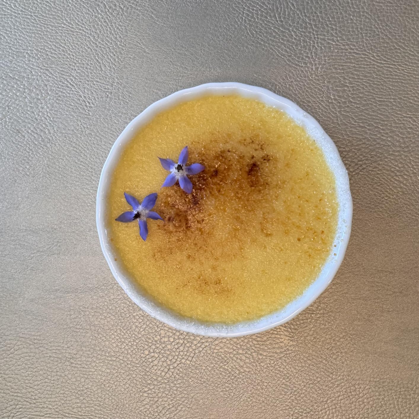 Delling Creme Brulee Ramekins - 6 Piece Set, 8 oz Round Fluted Quiche Dishes, Oven Safe, White customer photo 2
