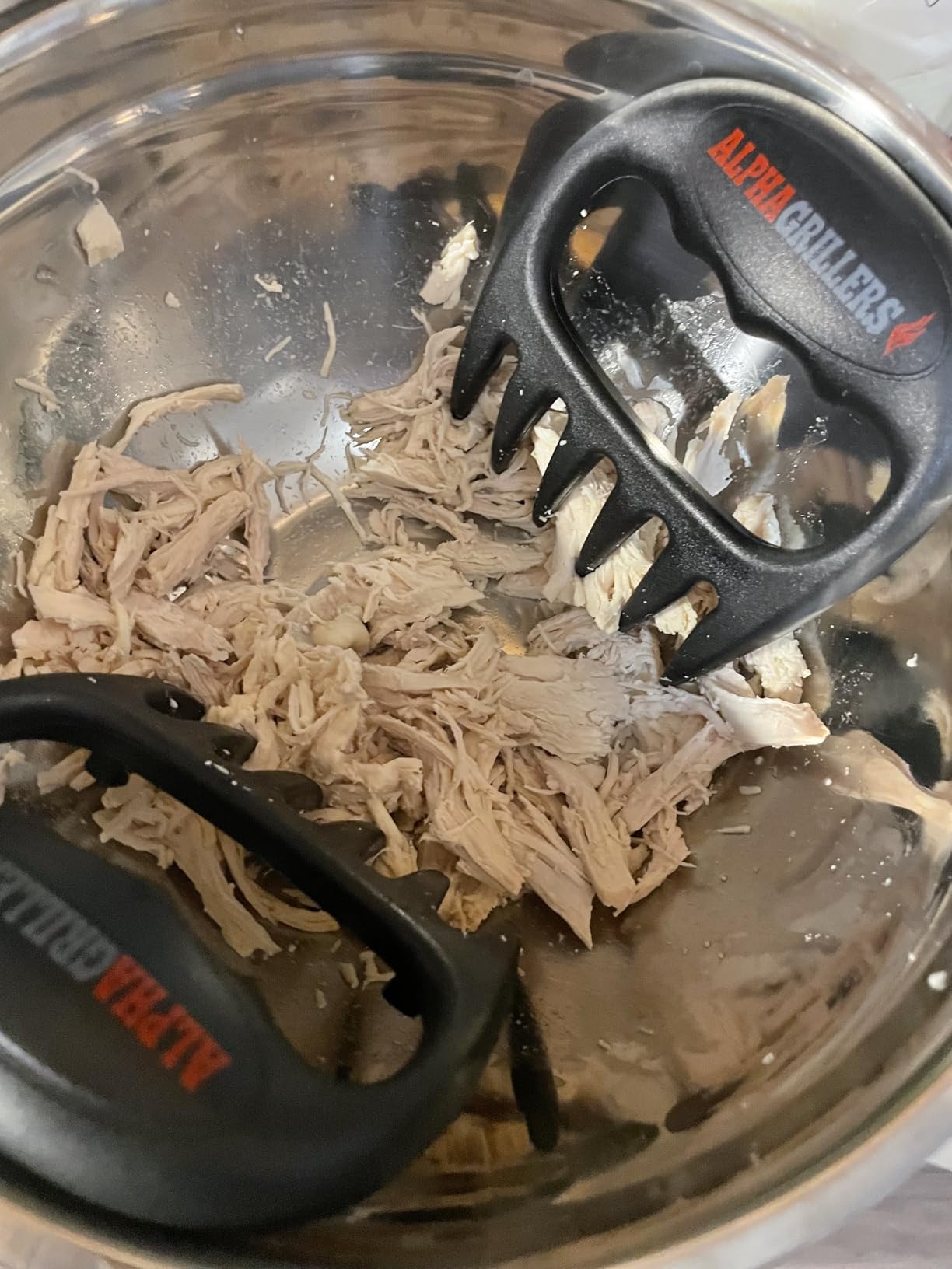 Alpha Grillers Meat Shredder Claws BBQ Pulled Pork Bear Claws for Shredding | Smoker & Grilling Accessories, Chicken Shredder Tool, Pork Pulling Gift for Men customer photo 1