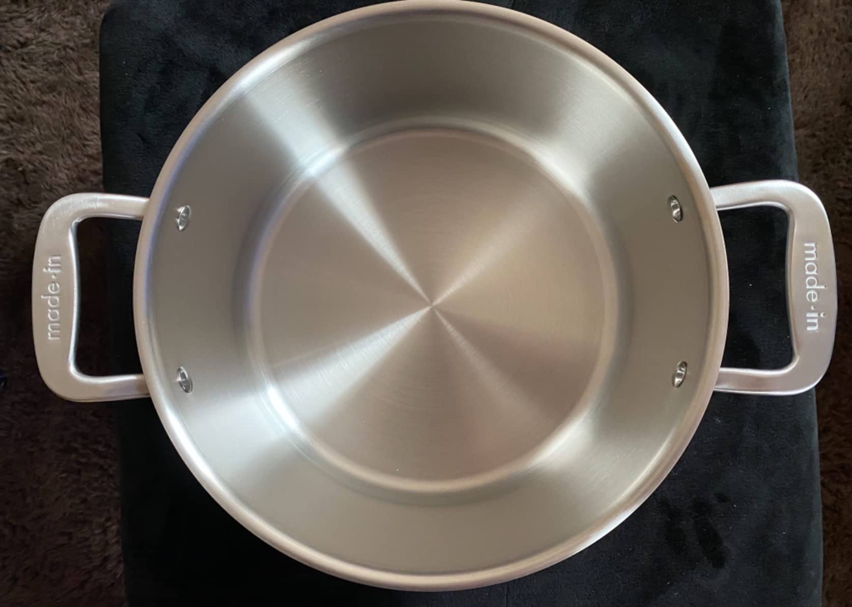Made In Cookware 12 Quart Stainless Steel Stock Pot With Lid - 5 Ply Stainless Clad customer photo 2