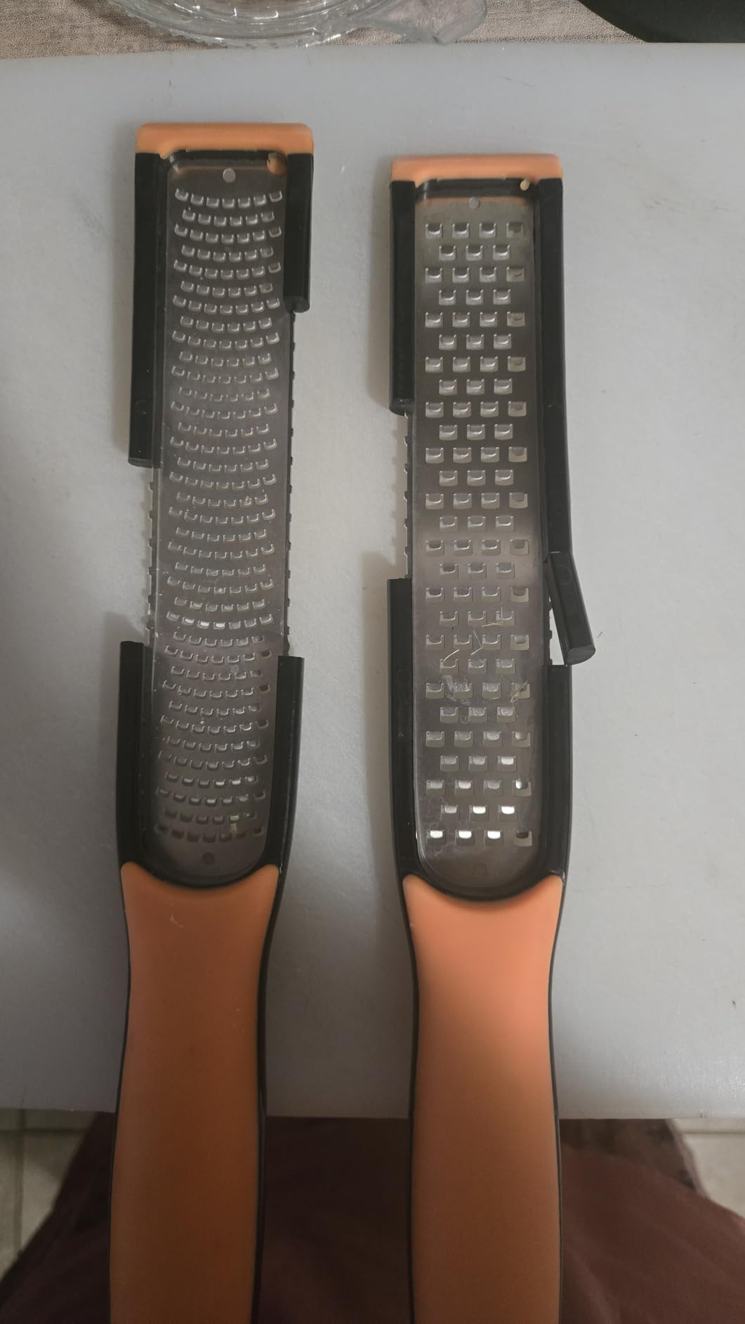 Cohesion Etched Zester & Grater Set of 2 - Kitchen Zester Tool for Lemon, Cheese, Garlic, Ginger, Nutmeg, Chocolate, Fruits, Vegetables - Sharp Premium Stainless Steel Blade with Protective Cover customer photo 1