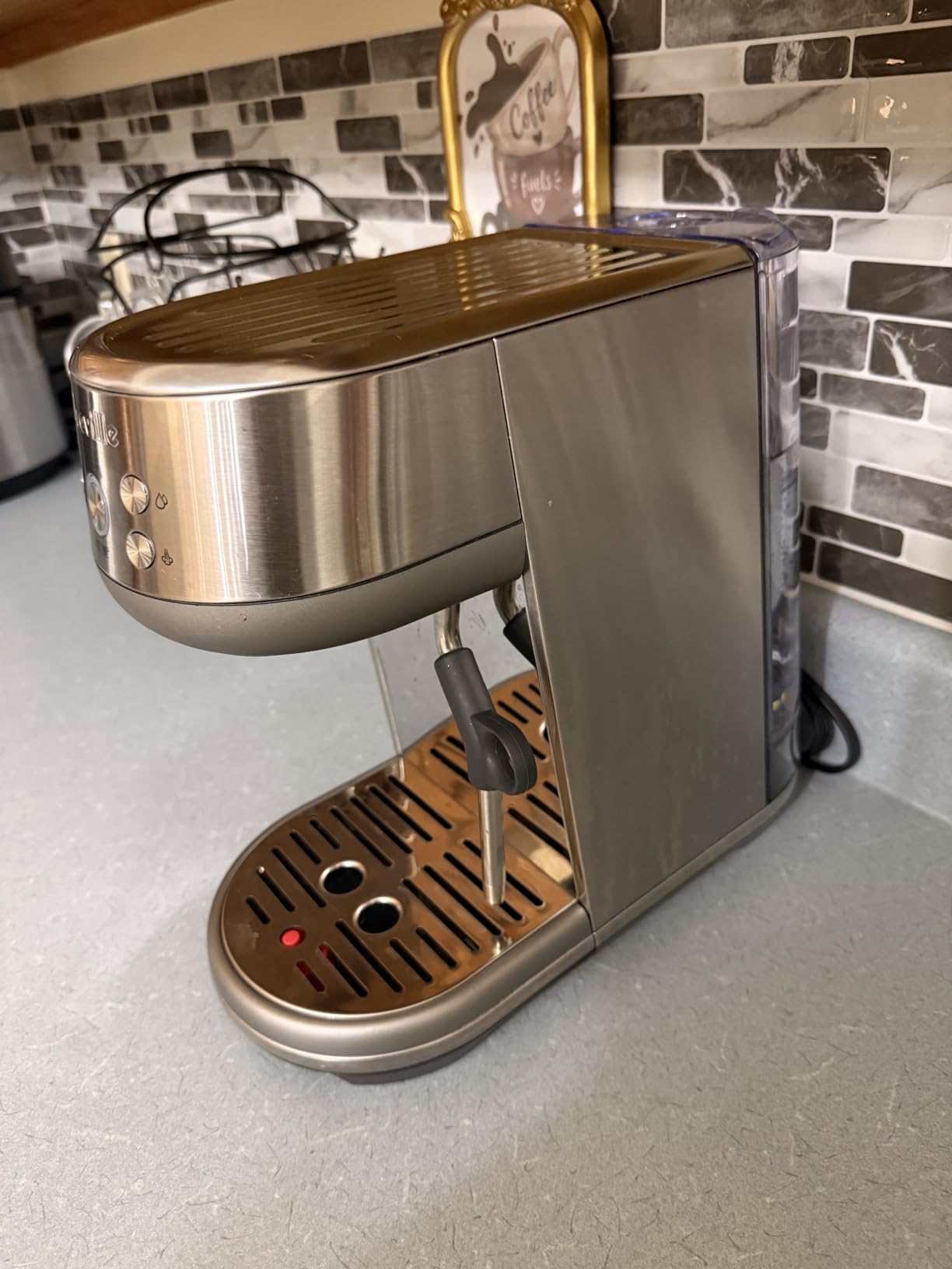 Breville BES450BSS Bambino Espresso Machine, Brushed Stainless Steel customer photo 1