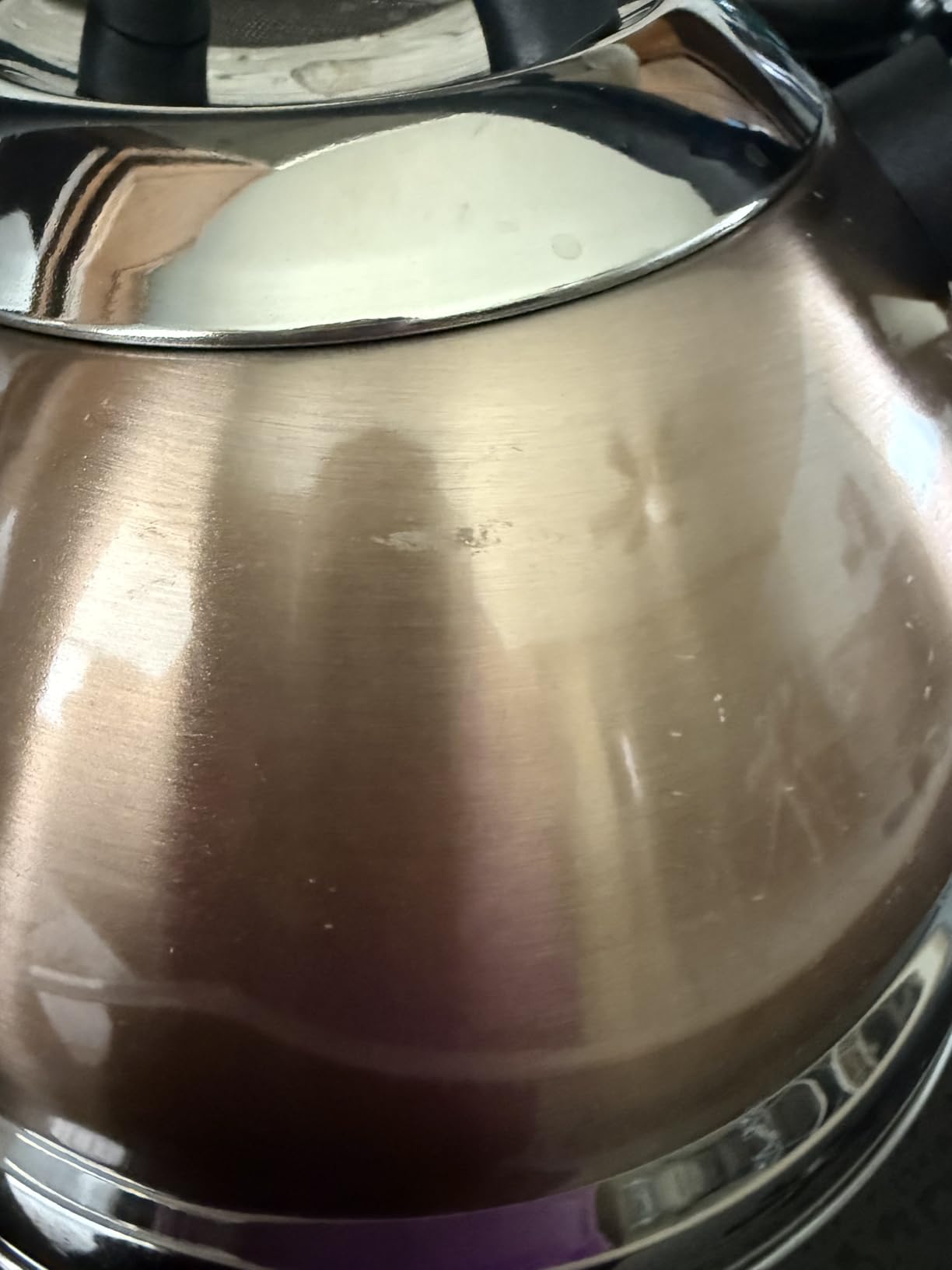 Mr. Coffee Flintshire 1.75-Quart Stainless Steel Whistling Tea Kettle with Nylon Handle - Copper Finish Stove-Top Kettle for Boiling Water customer photo 1