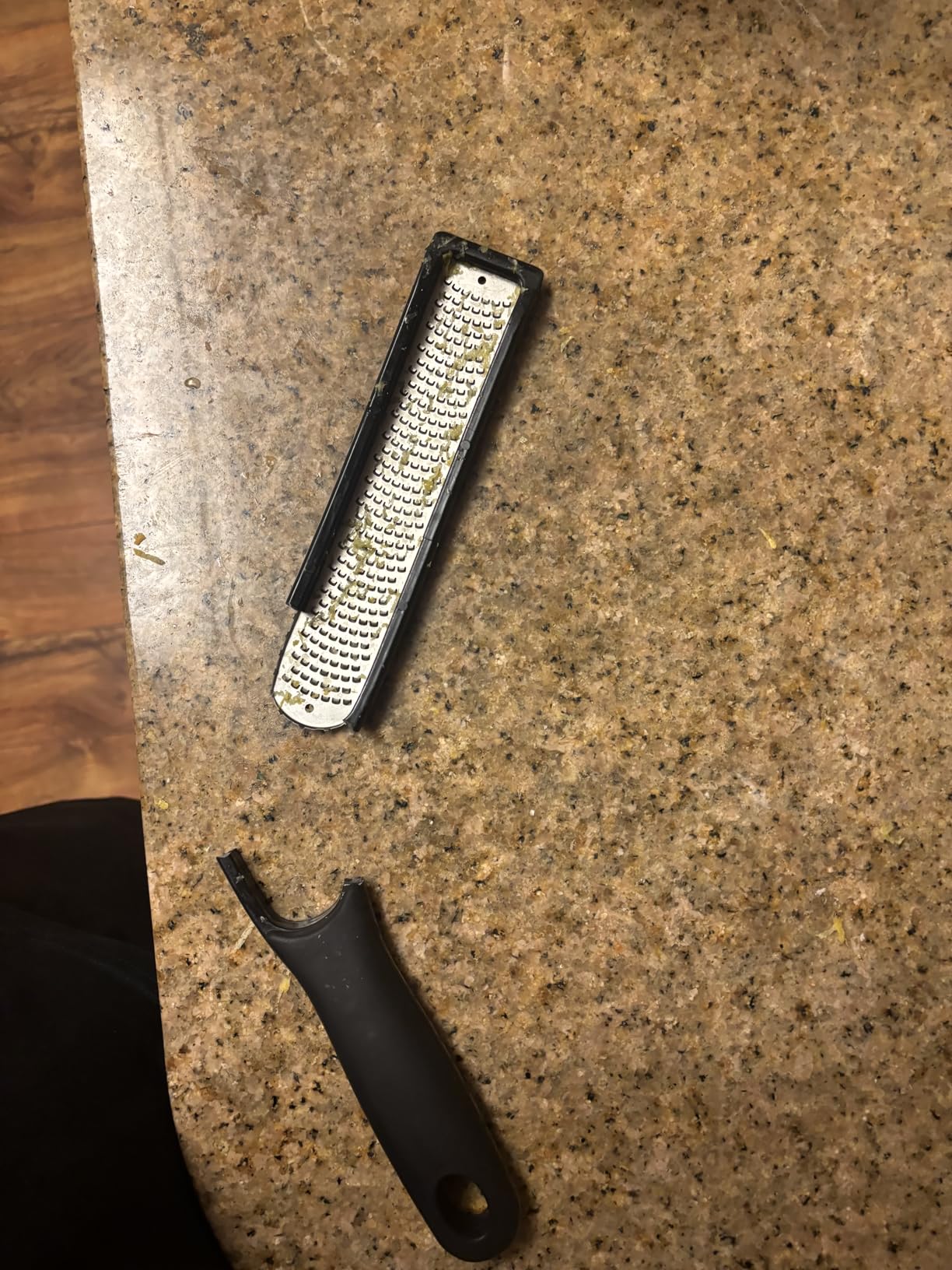 Spring Chef Stainless Steel Lemon Zester - Garlic & Ginger Grater - Black | Premium Zester with Blade Cover, Cheese Grater with Handle for Parmesan, Nutmeg, Lime - Durable Citrus Zester - Fine Shred customer photo 1