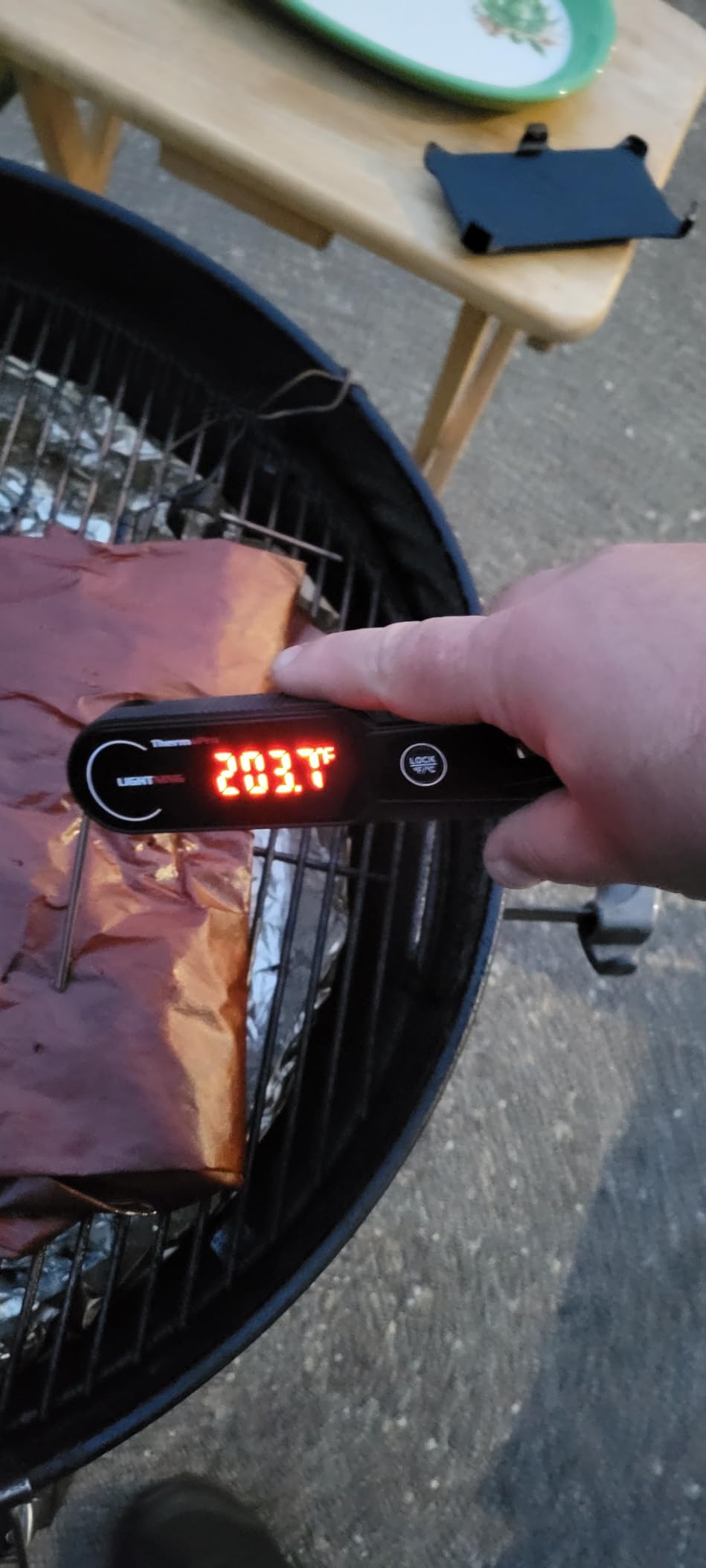 TempPro TempSwift 1 Sec Instant Read Meat Thermometer Digital | Kitchen Food Thermometer with 180 Degree Rotating Display, IP67 Waterproof Cooking Thermometers for Deep Fry Smoker Grill BBQ customer photo 2