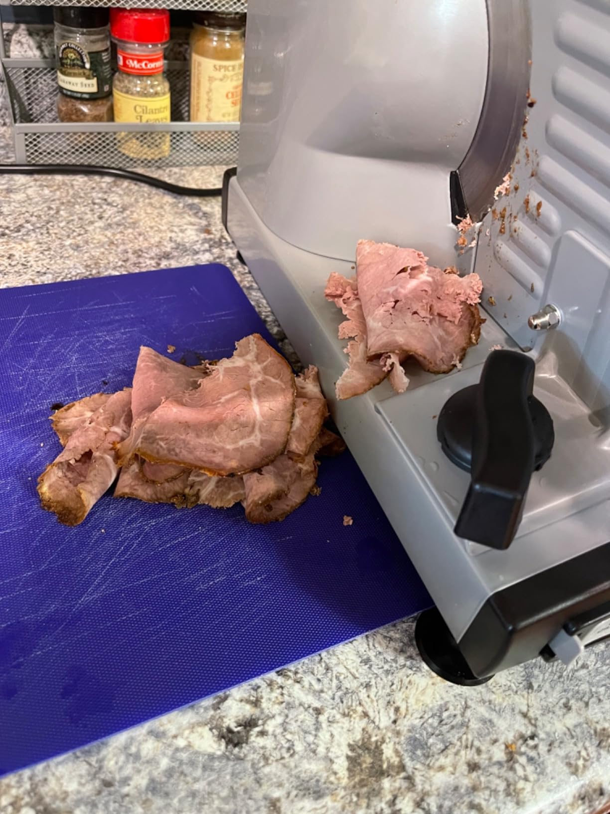 OSTBA Electric Meat Slicer with Two 7.5