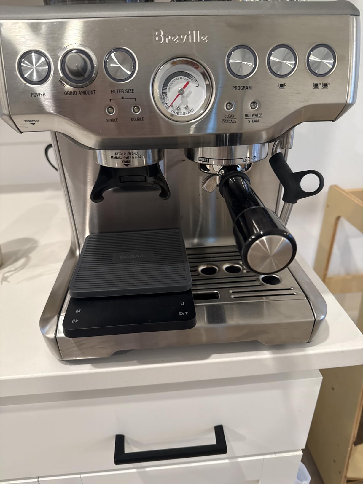 BAGAIL Coffee Scale with Timer, 0.1g/3kg Precision | For Drip Espresso & Pour Over, Rechargeable, Clear LED Display, Auto Tare, Waterproof Silicone Cover, Charging Cable Included customer photo 1