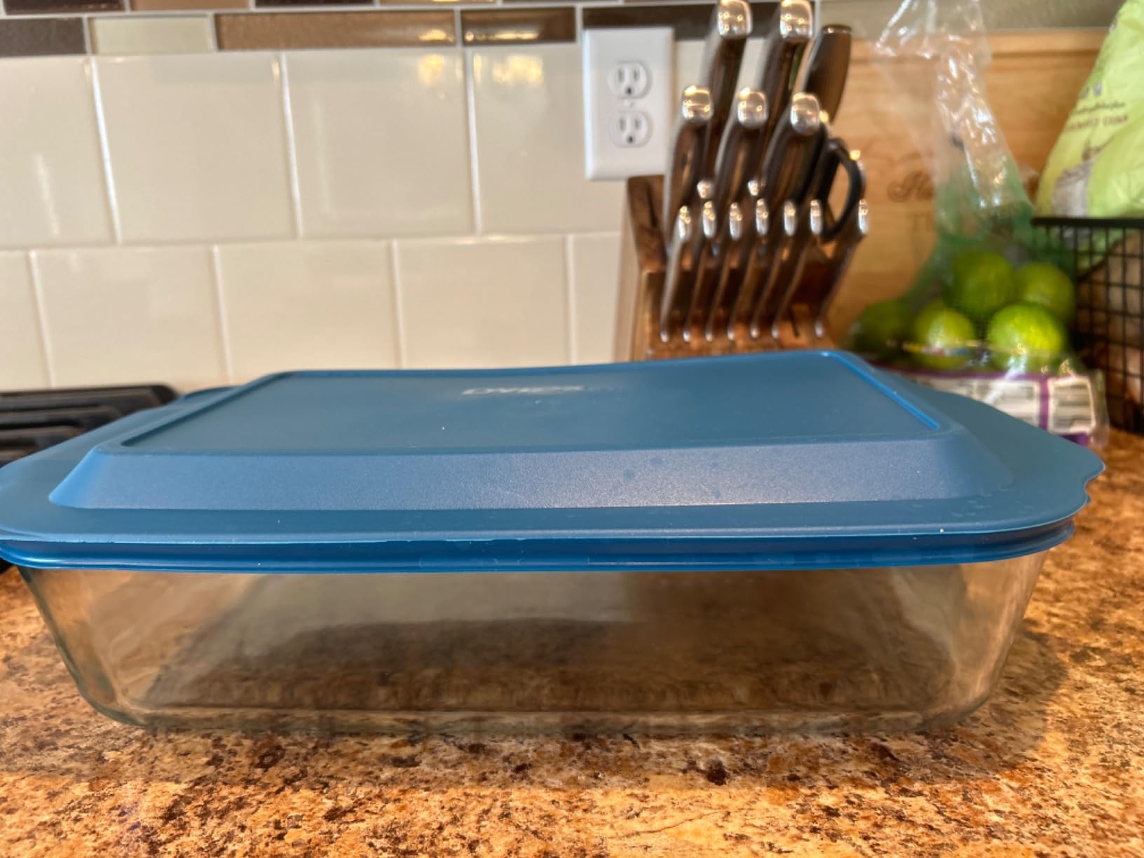 Pyrex Deep Glass Baking Dish with Plastic Lid, Deep Casserole Dish customer photo 1