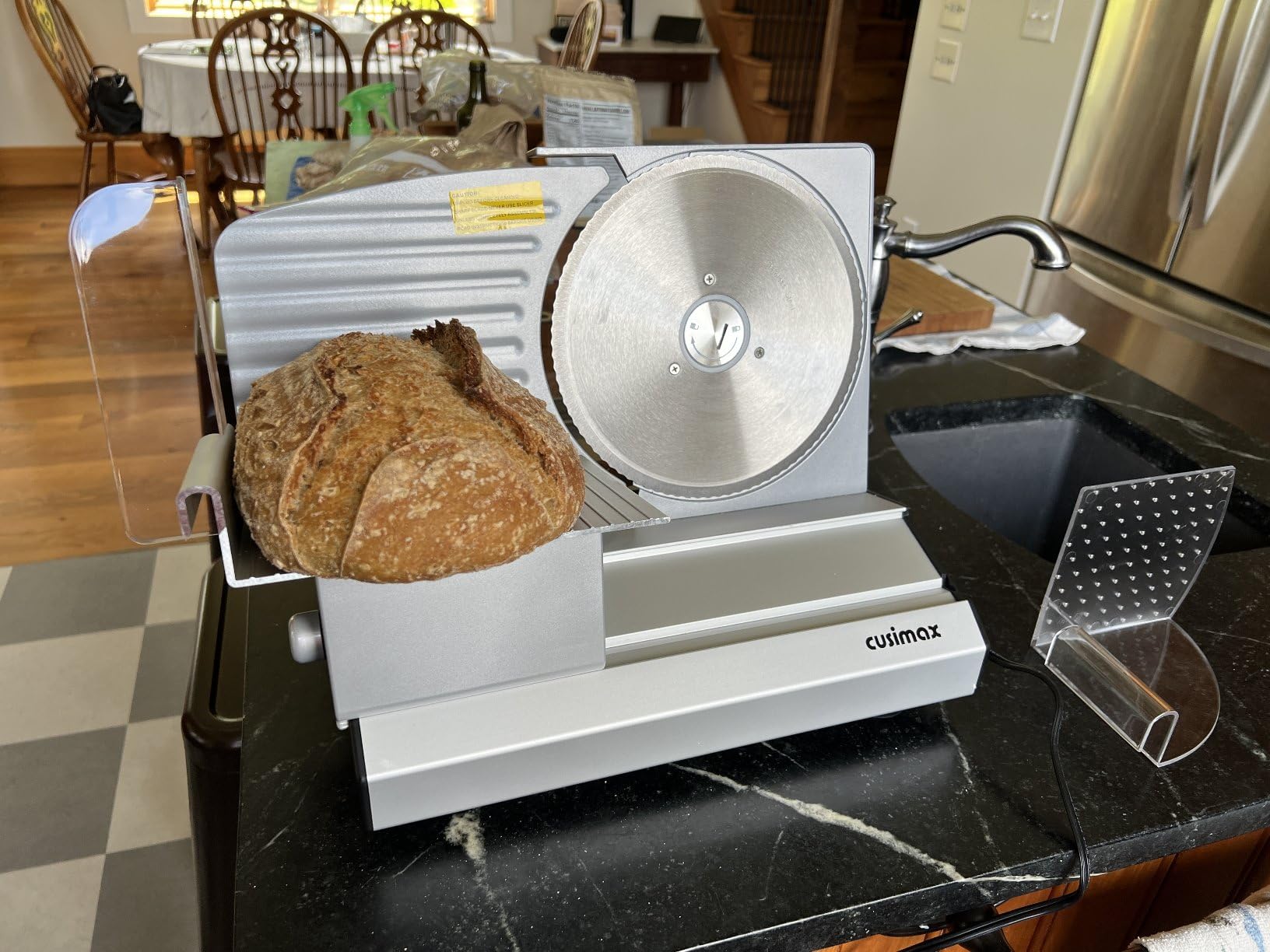 Meat Slicer, CUSIMAX Electric Deli Meat Slicer with 2 Removable 8.7
