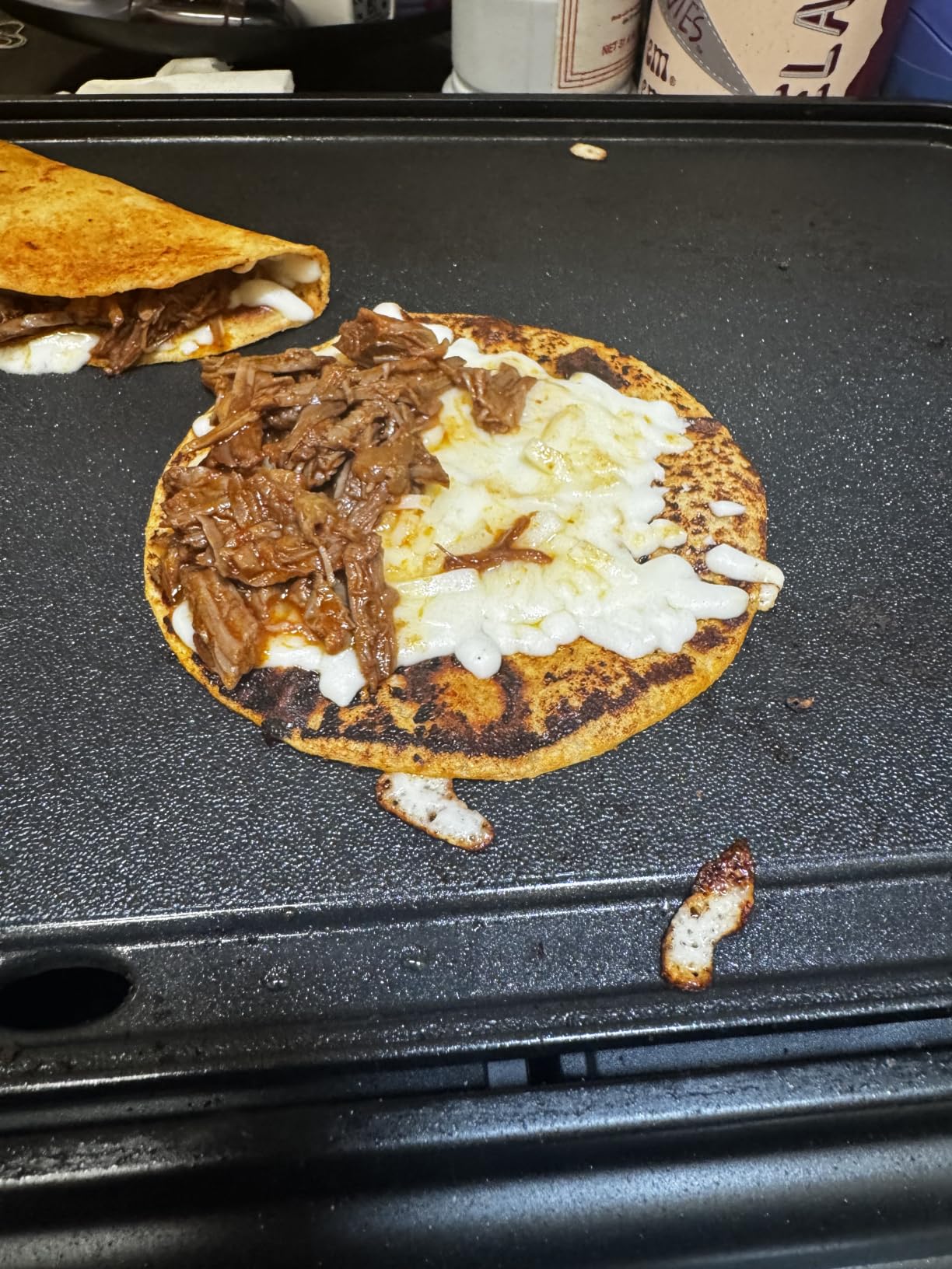 Chefman XL Electric Griddle with Removable Temperature Control, Immersible Flat Top Grill, Burger, Eggs, Pancake Griddle, Nonstick Extra Large Cooking Surface, Slide Out Drip Tray, 10 x 20 Inch customer photo 2