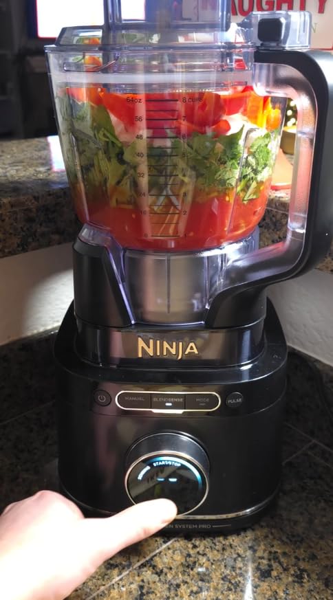 Ninja Kitchen System, BlendSense Tech, 72 oz, 1800PW, Black, TB401 customer photo 2