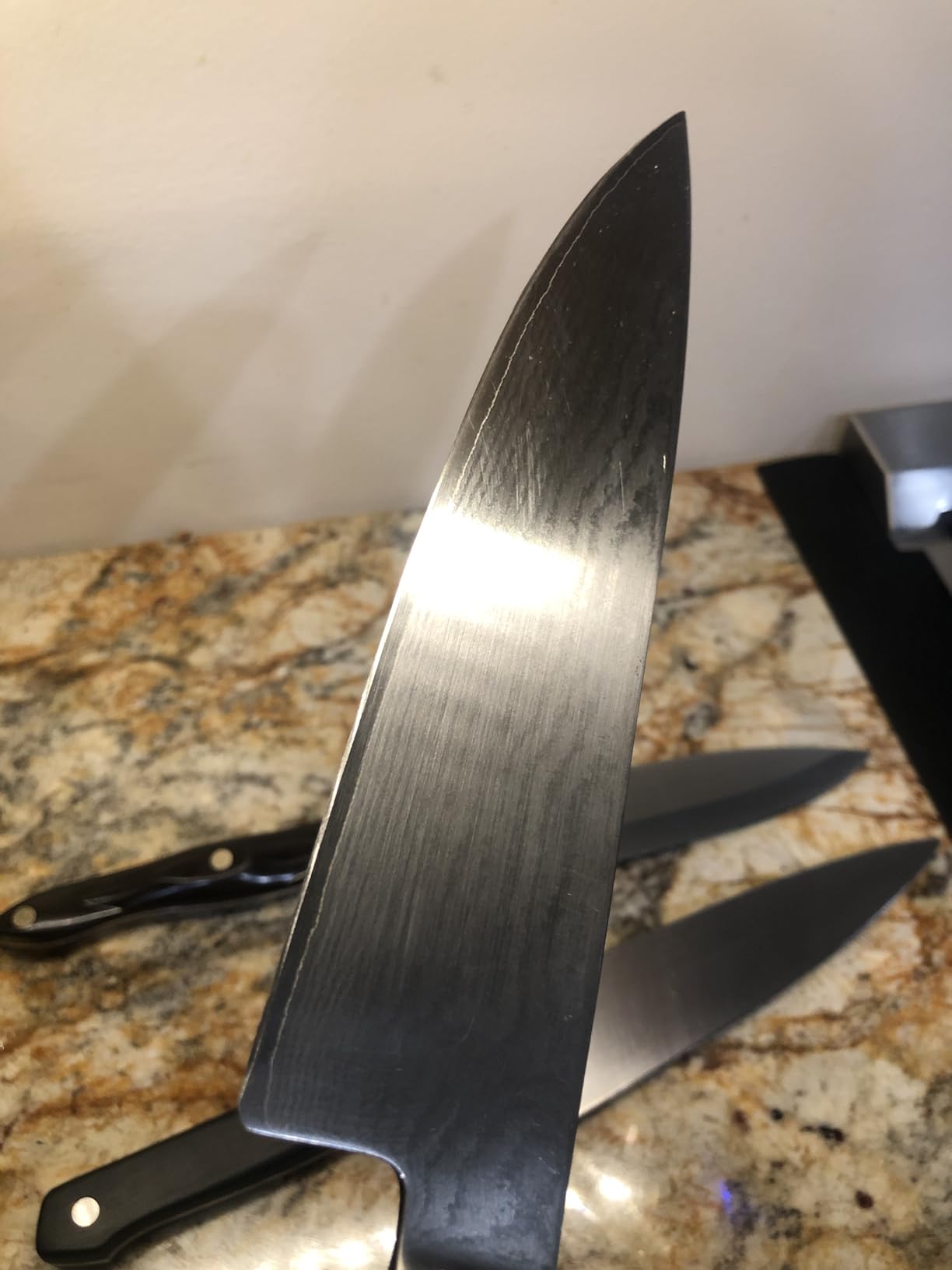 The Original Tumbler Rolling Knife Sharpener (Wood) - Rolling Knife Sharpener Tool for Kitchen Knives with 15 & 20 Degree Sharpening customer photo 2