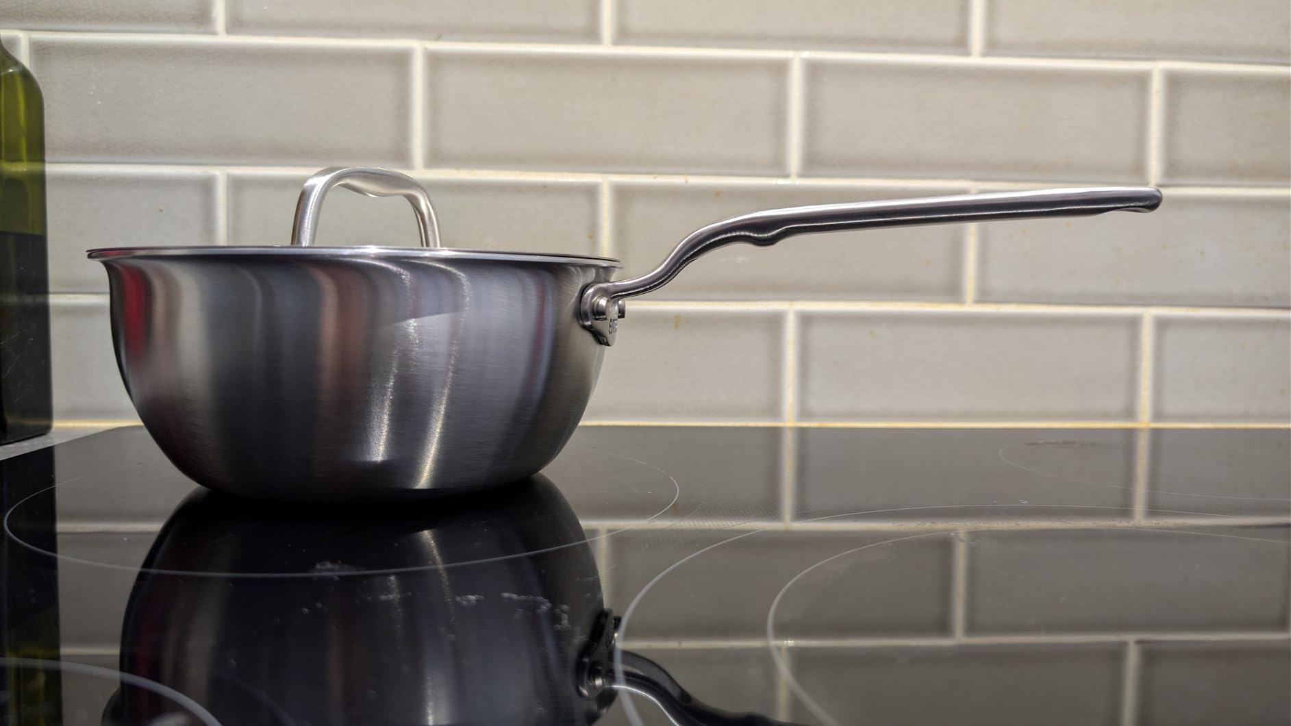 Heritage Steel x Eater 2 Quart Stainless Steel Saucier Pan | 5-Ply Fully Clad | Stay Cool Handle | Induction Compatible | Non-Toxic | Cook like a Pro customer photo 1