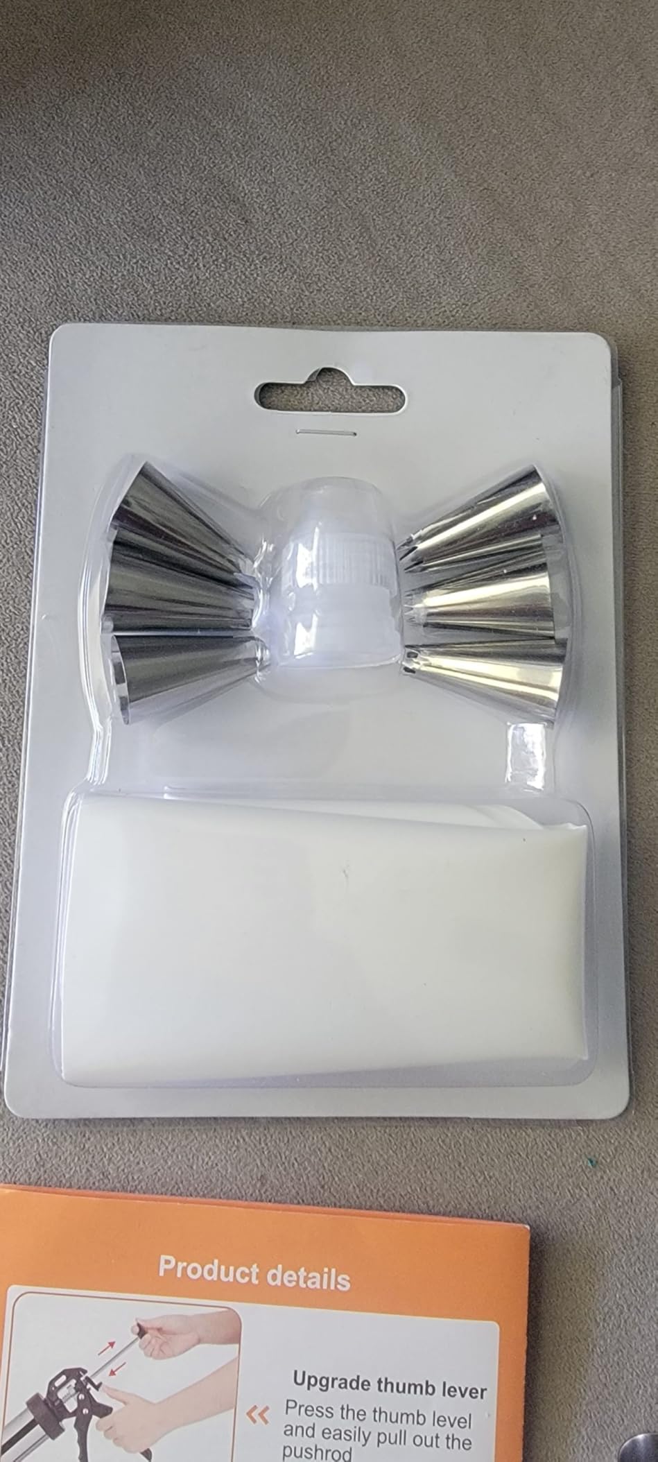 PAHTTO Churro Maker Machine, Stainless Steel Churros Gun Kit, 3-in-1 Multifunctional Cookie Press Hollow Churro with Piping Bag, 7 Piping Nozzles, 9 Cookie Discs & 2 Brushes, Easy to Clean customer photo 1