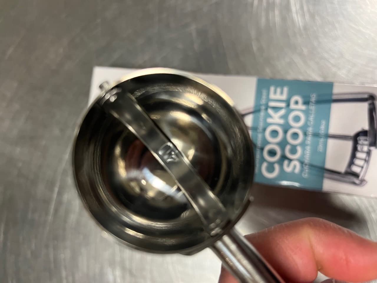 Saffron & Sage Cookie Scoop Set - Heavy Duty Stainless Steel 1, 2 & 3 Tbsp Cookie Scoops for Baking Set of 3 customer photo 2