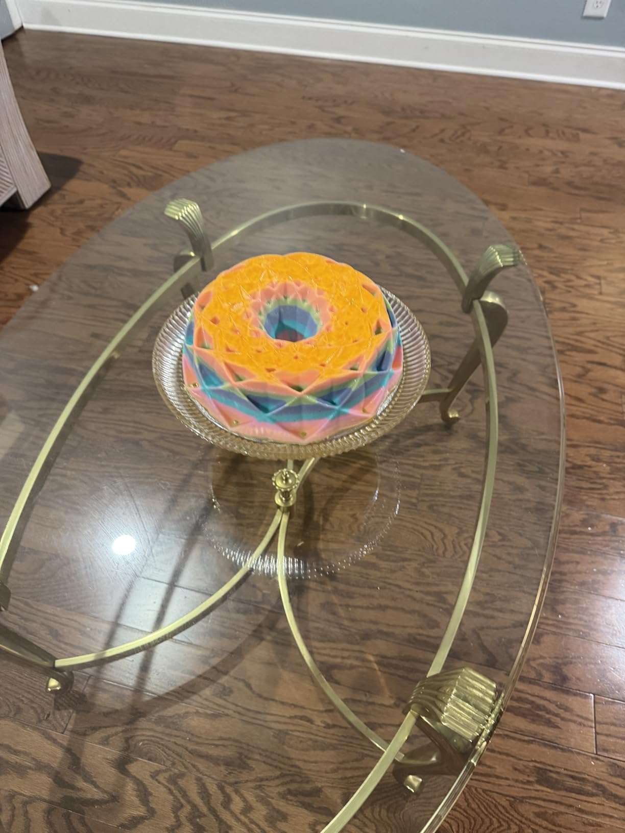 Tongjude 4 Pieces Silicone Fluted Cake Pans, 9/10/12 Cups Tube Baking Pan, Grey customer photo 2