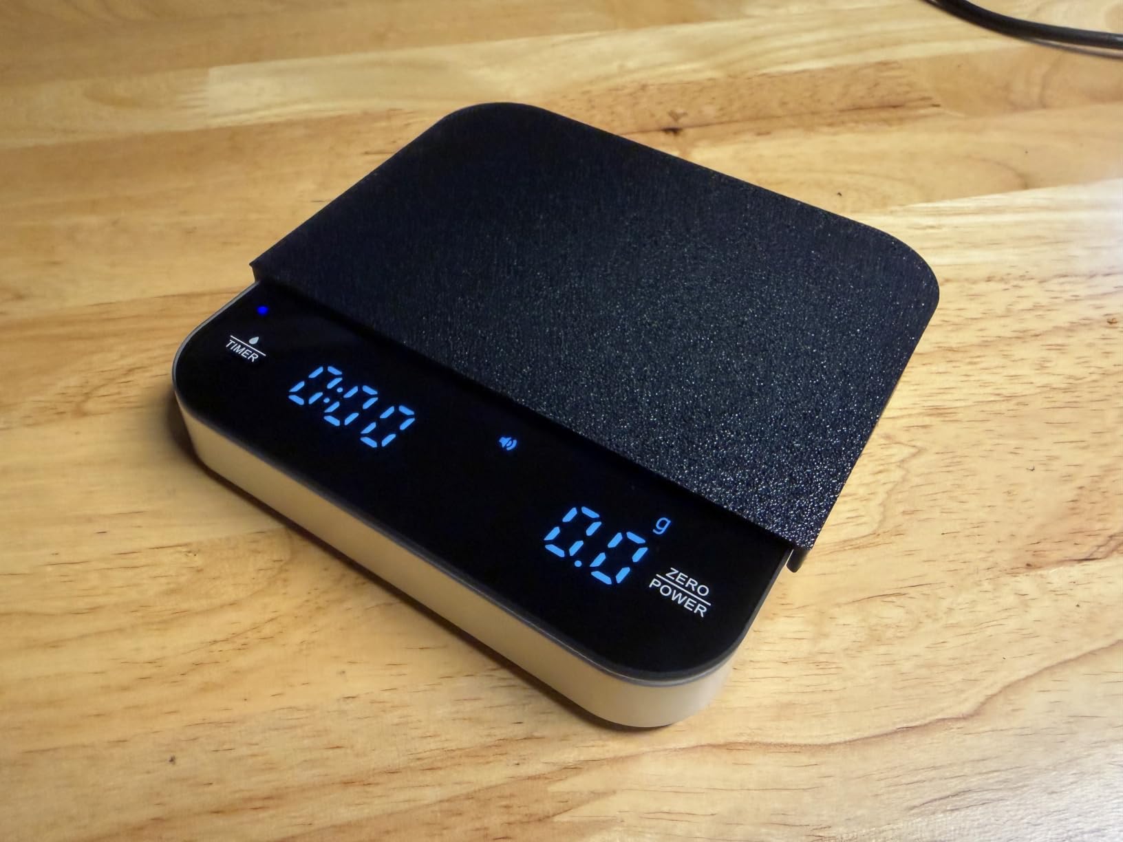 Maestri House S2 Espresso Coffee Scale with Timer 0.1g Precision Shot Scale | USB-C Rechargeable, Dual Timing Modes, 2kg/0.1g Digital Scale with Borosilicate Glass Top for Espresso and Pour-Over Brewing customer photo 1