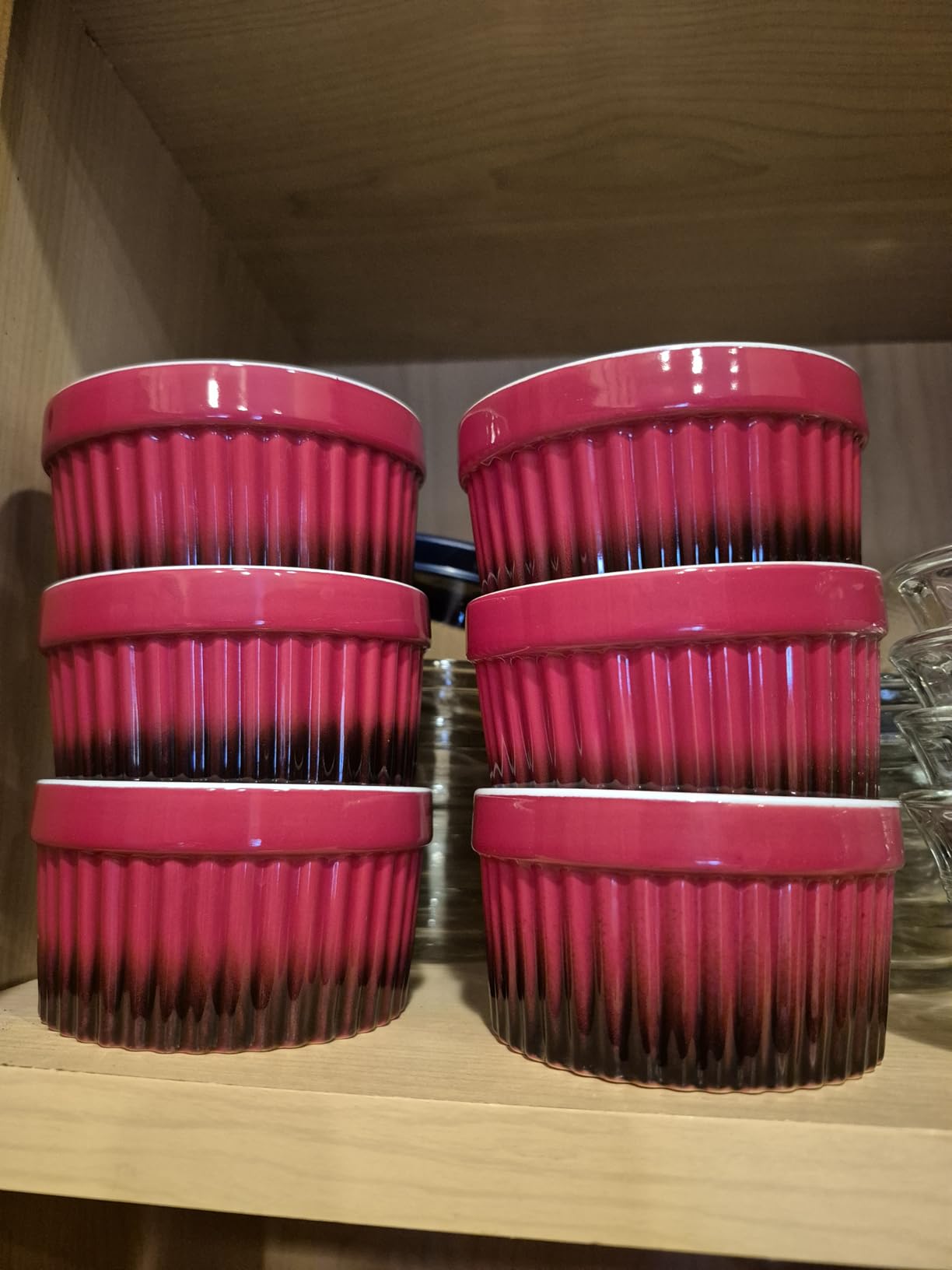 MALACASA Ramekins 6 oz Oven Safe, Porcelain Creme Brulee Ramekins Pudding Custard Cups Small Ceramic Souffle Dishes Ramakan Ramiken Ramicans Baking Bowls Set of 6, White, Series RAMEKIN-DISH customer photo 1