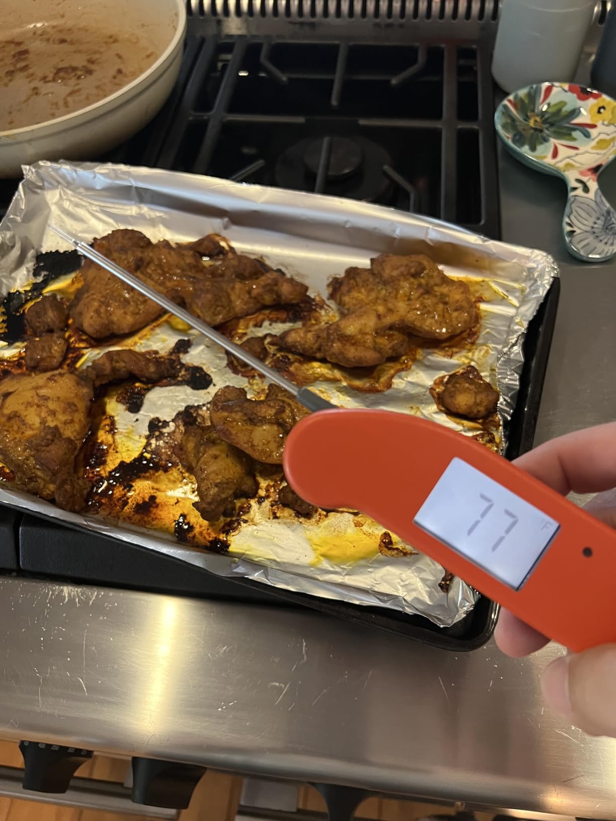 ThermoWorks Thermapen ONE, No. 1 Recommended Instant-Read Thermometer - Cayenne Pepper Red customer photo 2