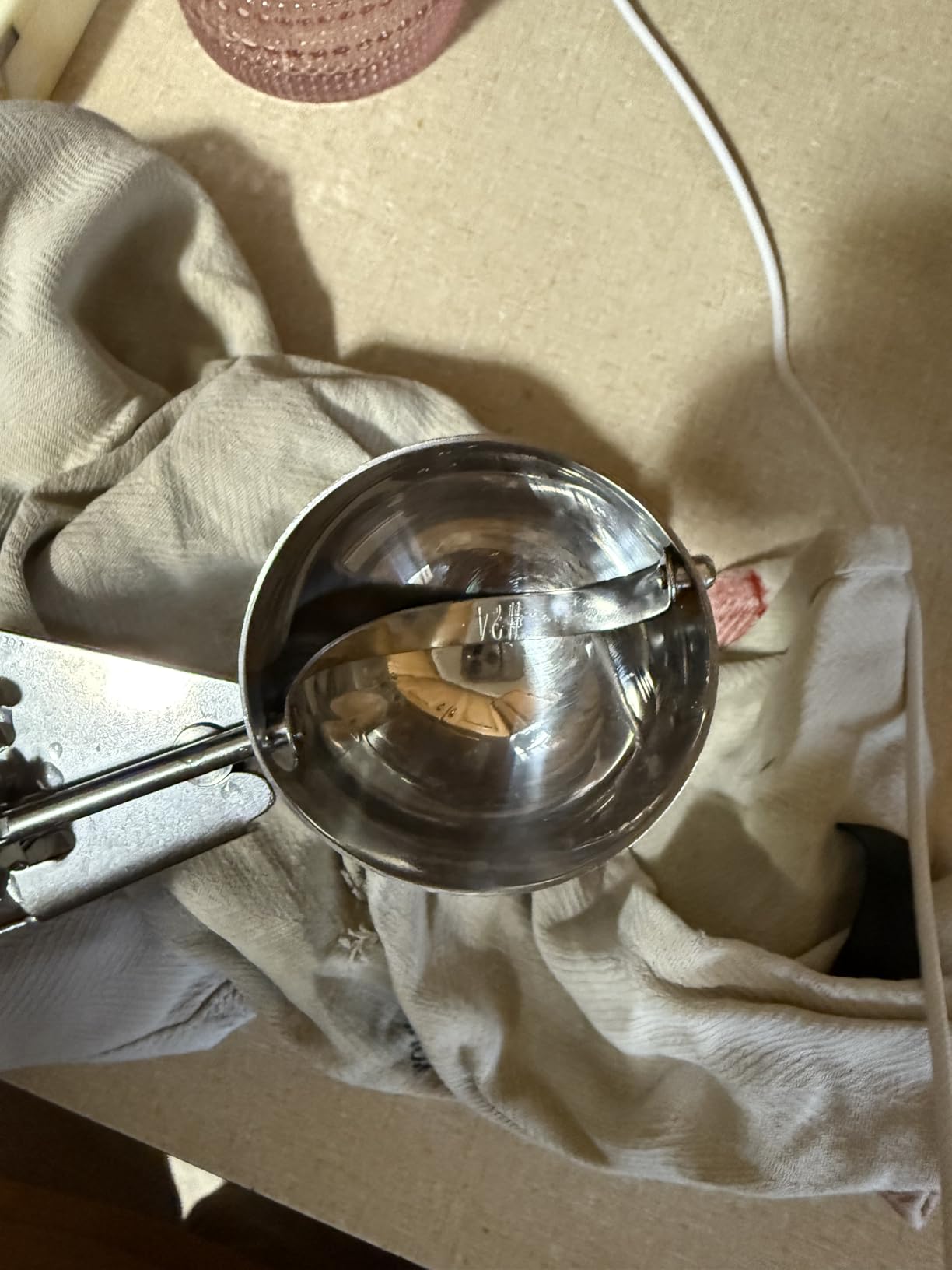 Fat Daddio's SCTP-16 Stainless Steel Cookie Portioning Scoop, No. 16, 1/3 Cup customer photo 2