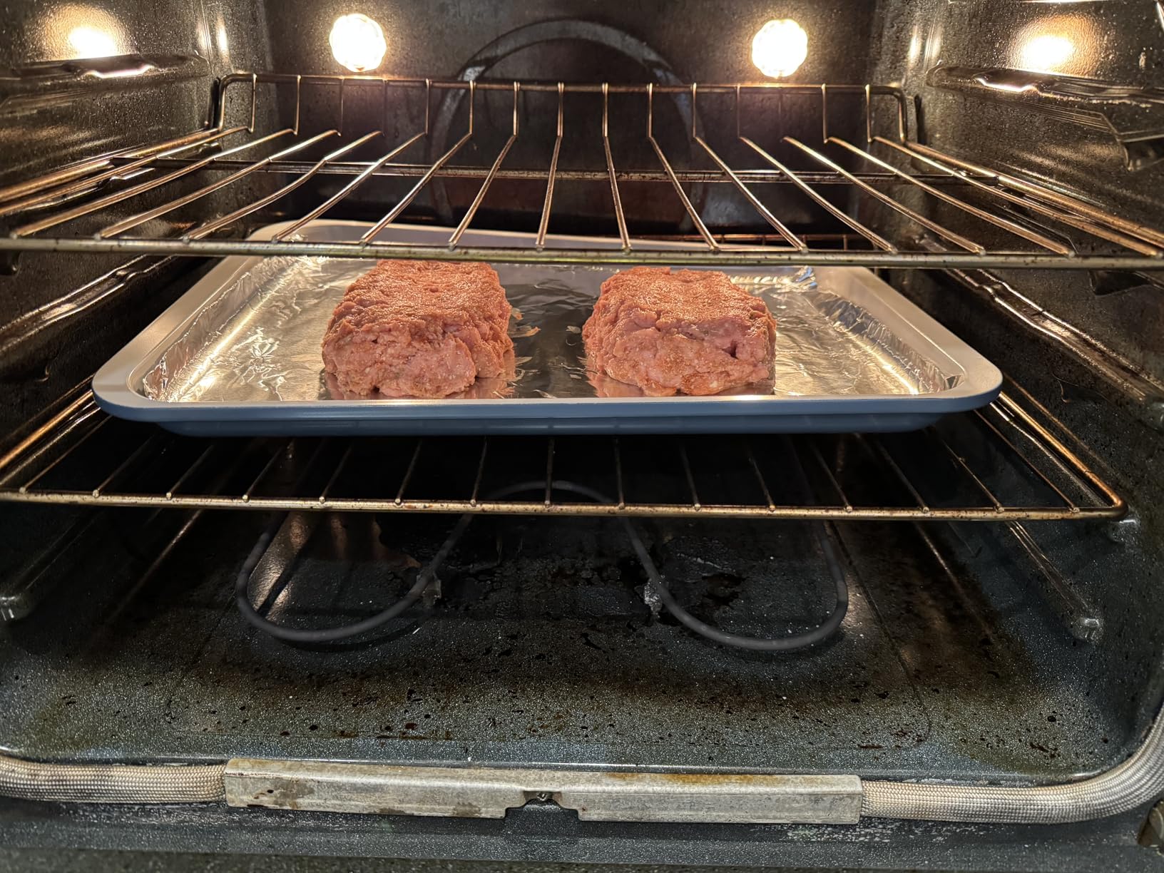 OXO Good Grips Non-Stick Pro Ceramic Coated Metal Bakeware Half Sheet Pan - Storm Blue customer photo 2