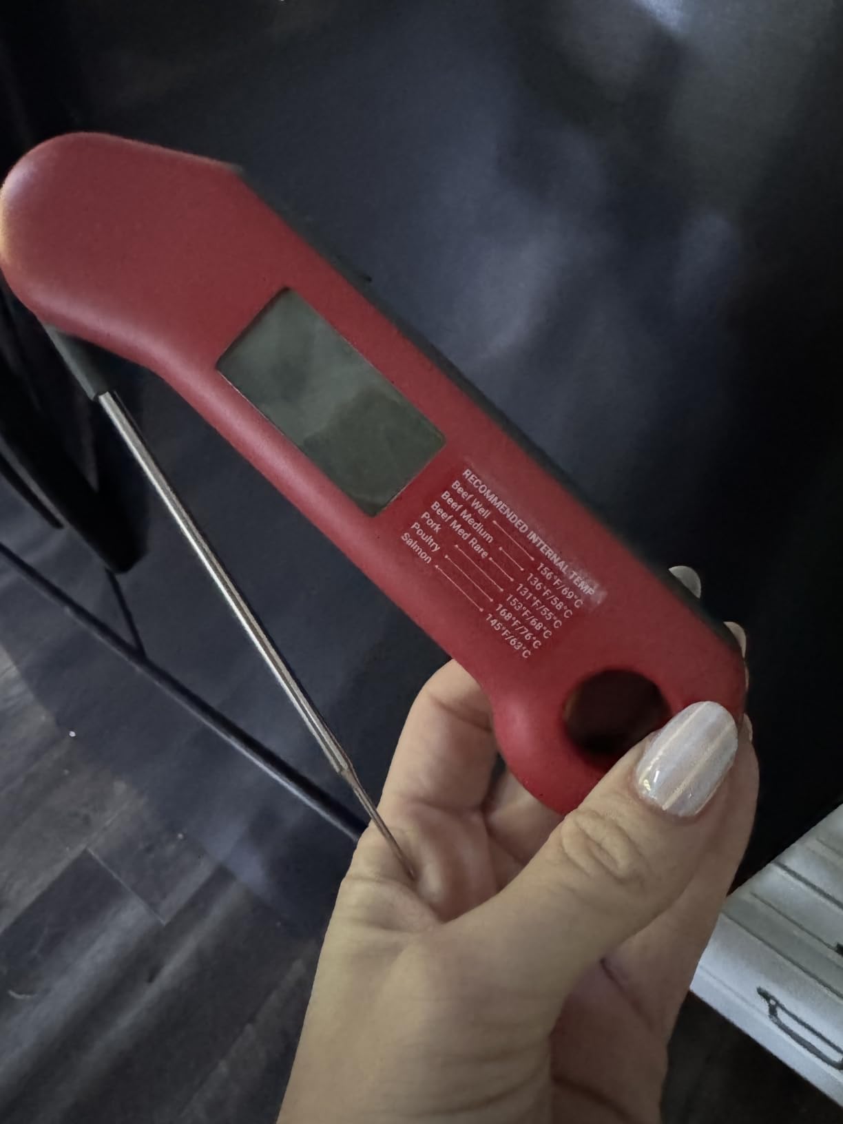 ThermoMaven 0.5 Sec Professional Meat Thermometer Digital, 0.5F Accuracy | NIST and NSF Certified, IP67 Waterproof, Auto-Rotating Backlit Display, Lift-to-Wake, for BBQ/Cooking/Candy customer photo 2