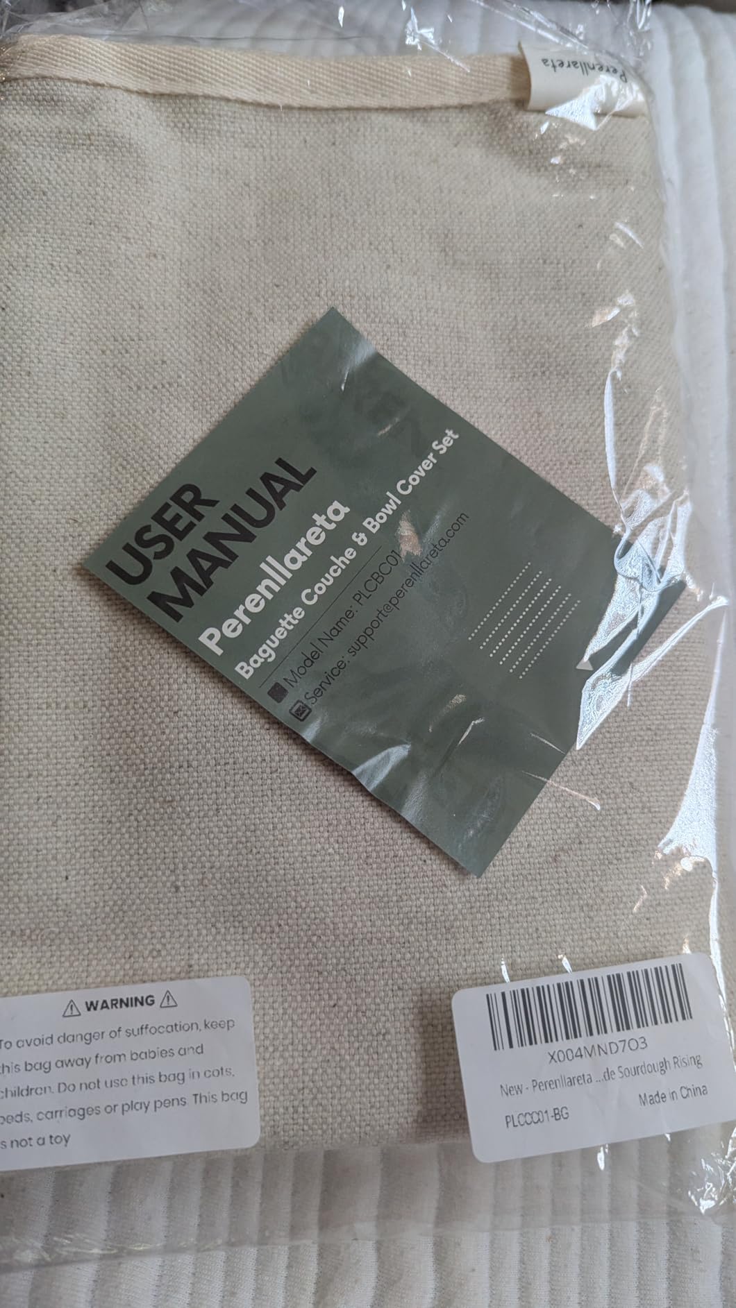 XL Linen Cotton Bakers Couche 39x25