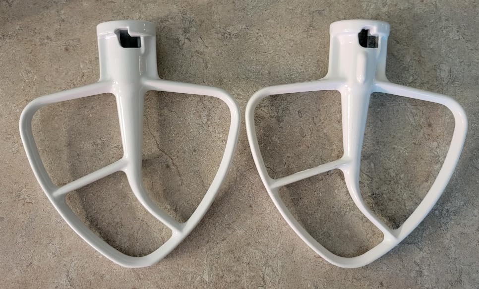 Stainless Steel Mixer Attachments for KitchenAid 4.5/5QT Mixer, 3 PCS | For KitchenAid 4.5/5QT Tilt-Head Mixer, All Stainless Steel, K45WW K45DH K45B, Dishwasher Safe customer photo 1