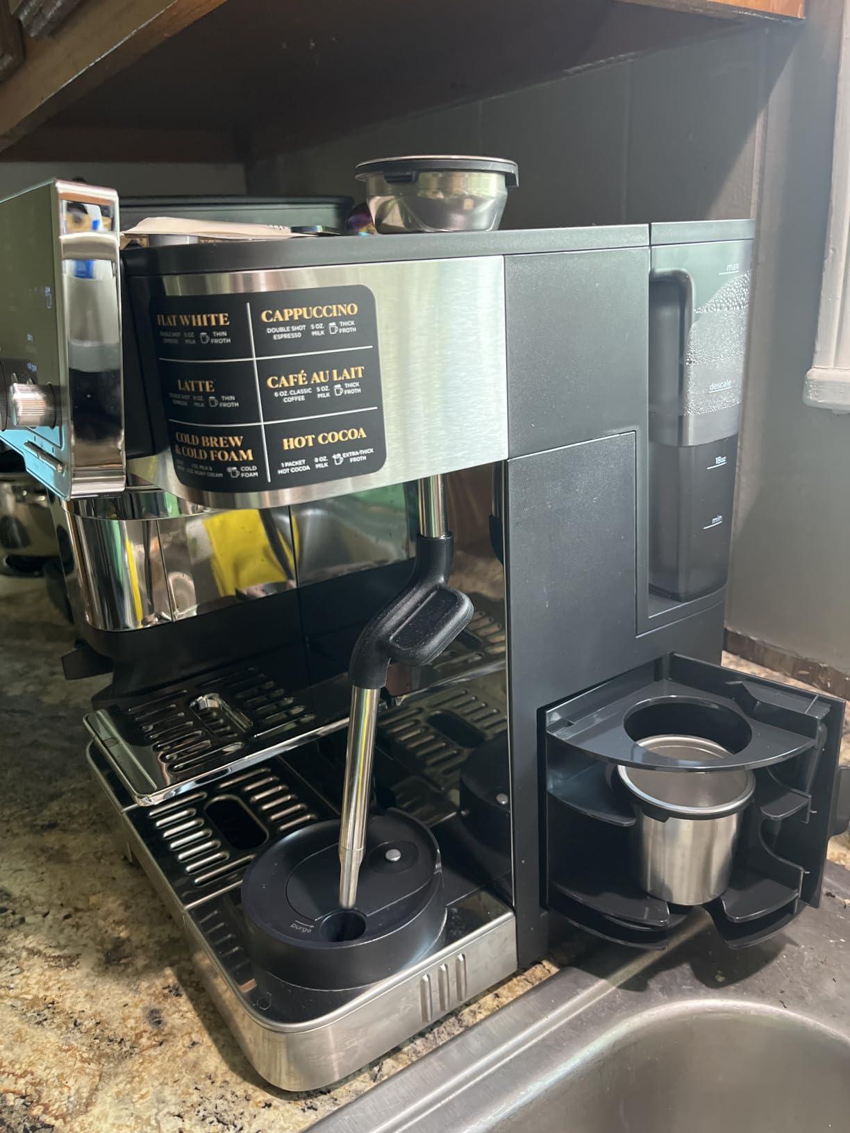 Ninja Luxe Café Pro Series, Espresso, Cold Brew, Hot Water, ES701, Drip Coffee, Integrated Tamper, Built-in Grinder, Hands-Free Frother for Cappuccinos, Lattes, Americanos, Dairy or Non-Dairy customer photo 2