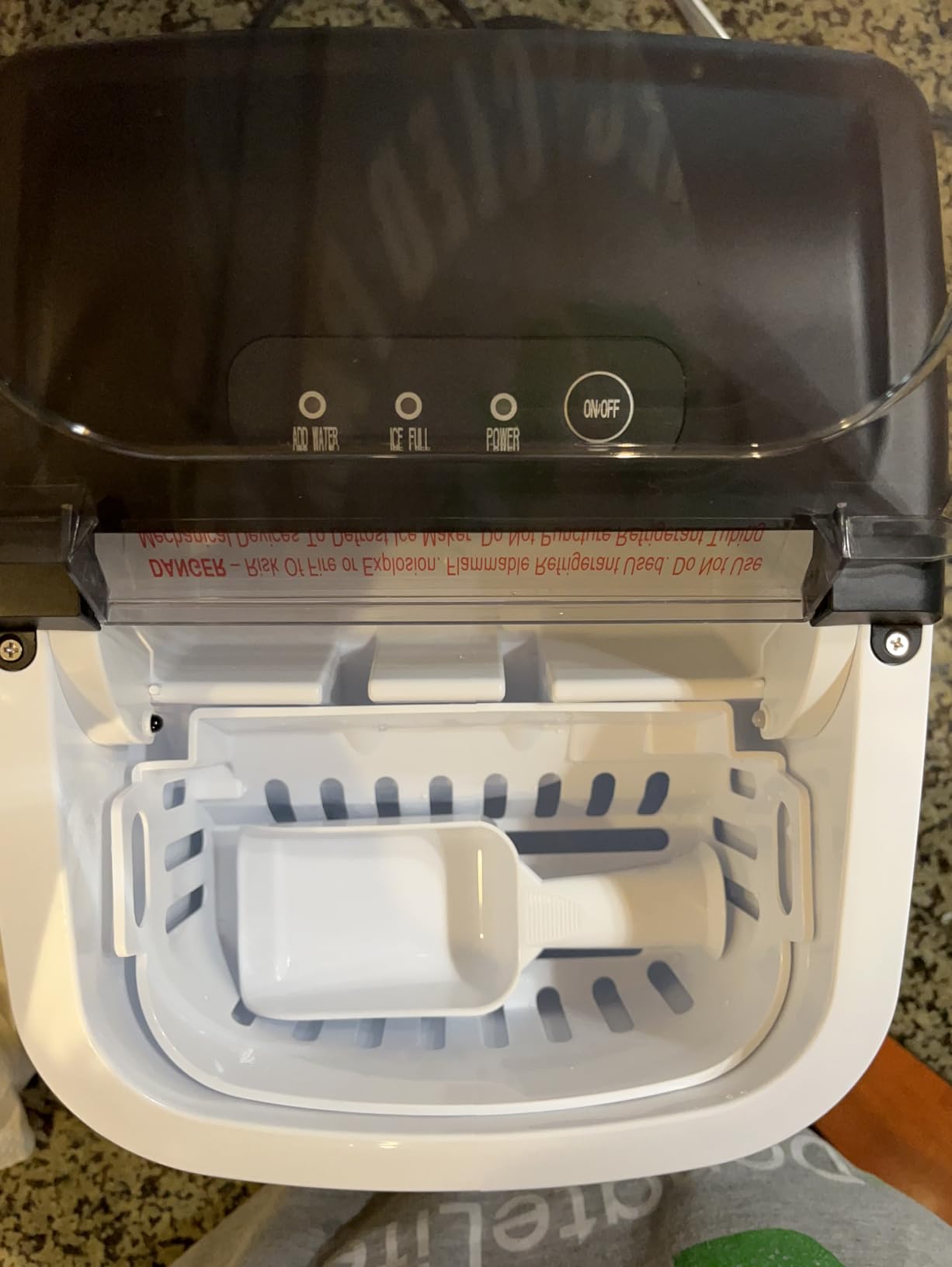 Kismile Nugget Ice Maker Countertop, 35 lbs/Day, Stainless Steel | Portable Sonic Ice Maker & Pebble Ice Machine, First Ice in 7 Mins, 43 dB Quiet, One-Touch Self-Cleaning for Home & Office customer photo 2