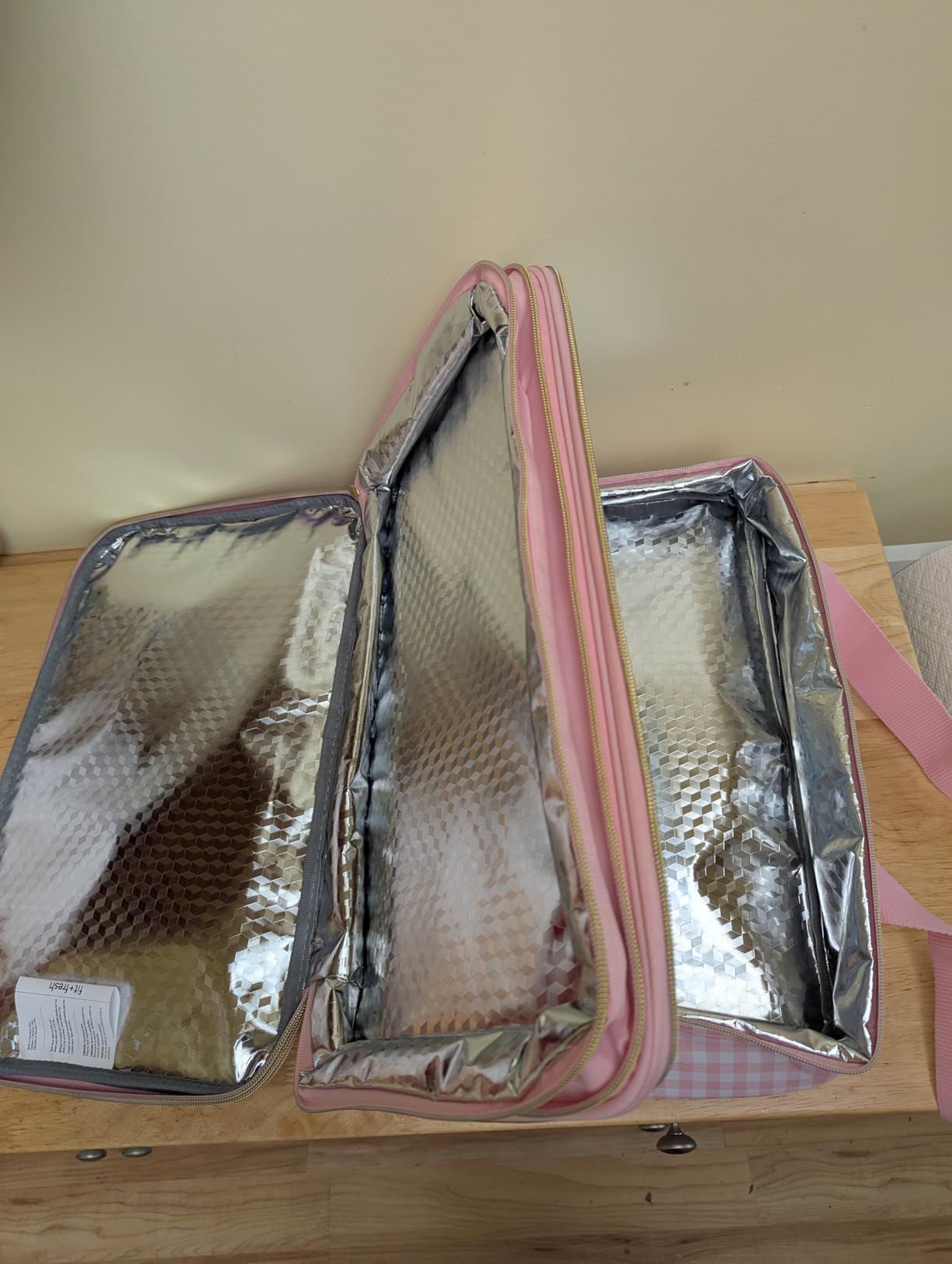 Fit & Fresh Insulated Double Decker Casserole Carrier for Hot & Cold Food, Fits two 9x13 pans, Expandable, Leak-Resistant, Durable, Portable Food Carrier For Potlucks, Tailgating, Picnics, Parties customer photo 1
