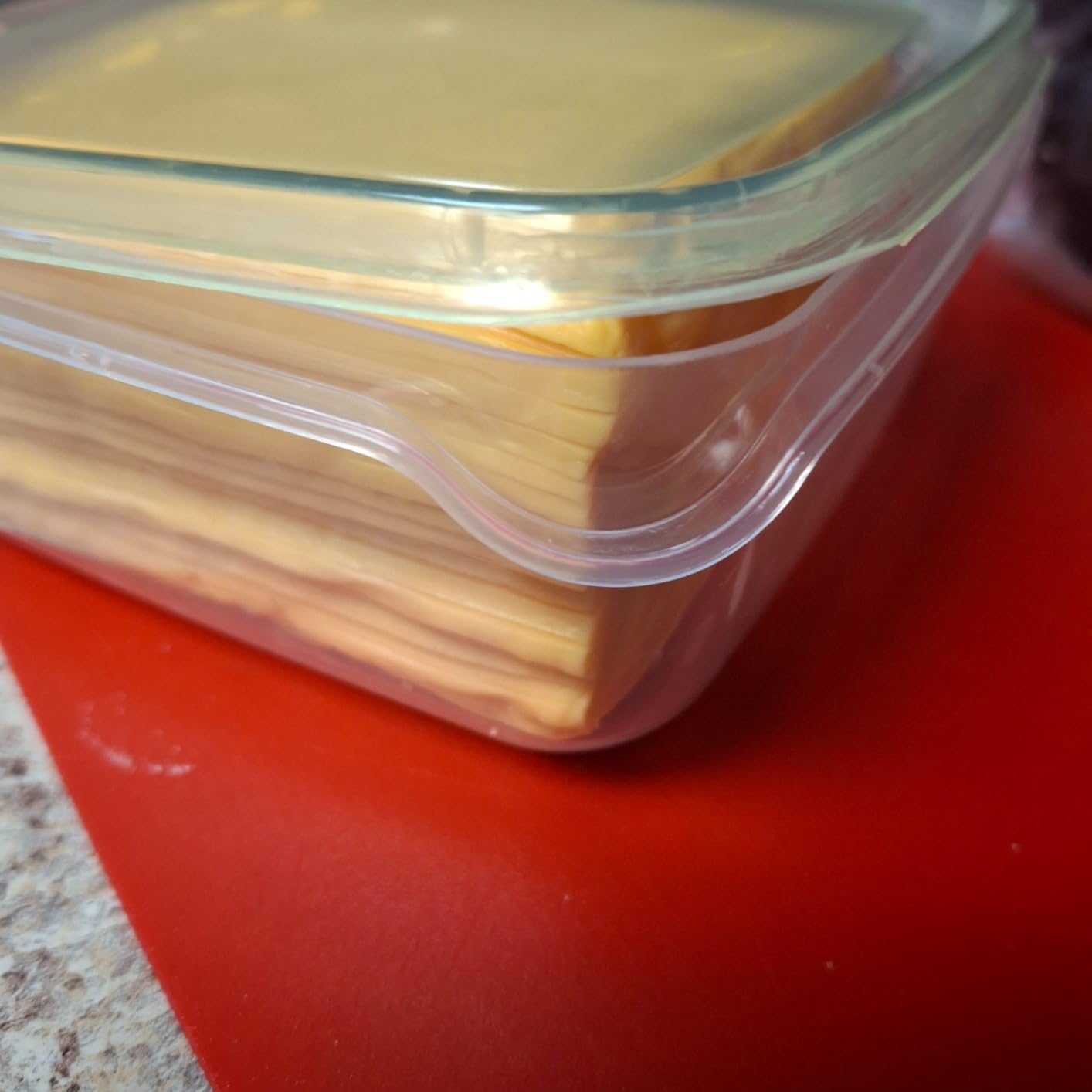 2 Pack-Cheese slicer Storage Containers with lids airtight Keeps slice Cheese Fresh and Delicious Reusable Preservation Container for Fridge customer photo 2