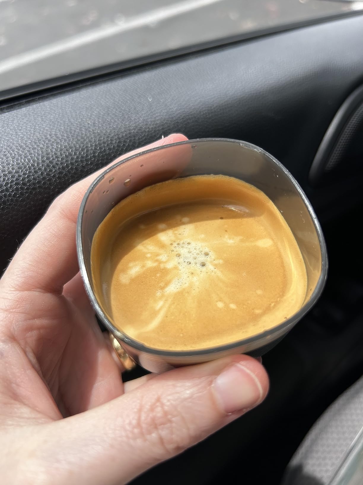 WACACO Minipresso NS2, Portable Espresso Machine, Compatible Original NS Capsules, Travel Coffee Maker, Manually Operated from Piston Action (Stone Beige) customer photo 1