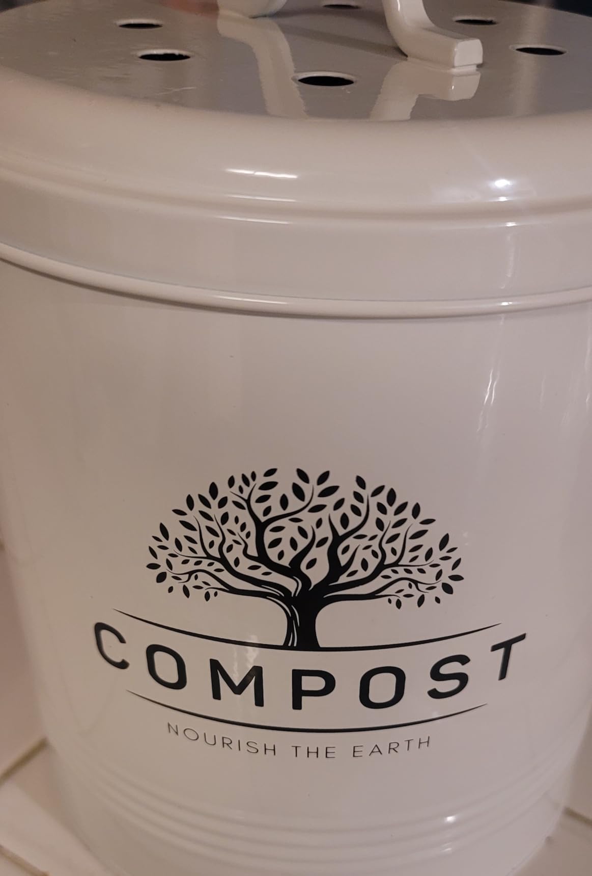 Perfnique 1.3 Gal Kitchen Compost Bin with Lid, Countertop Compost Caddy customer photo 1
